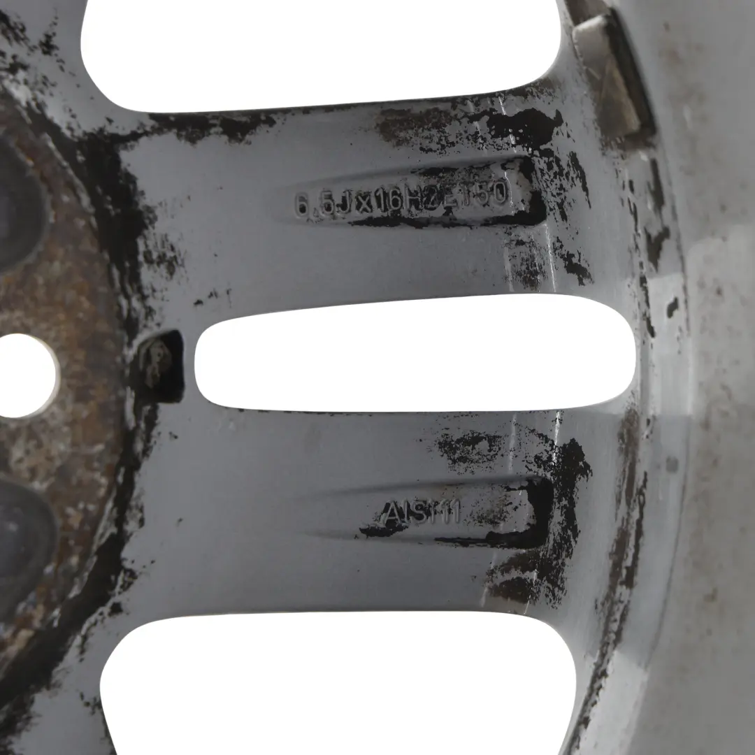 VW Volkswagen Golf Mk5 Silver Wheel Alloy Rim 16" 6.5J ET:50 - SKU 1K0601025BM-1 - Part number 1K0601025BM