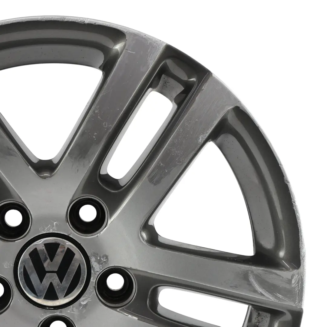 VW Volkswagen Golf Mk5 Silver Wheel Alloy Rim 16" 6.5J ET:50 - SKU 1K0601025BM-1 - Part number 1K0601025BM