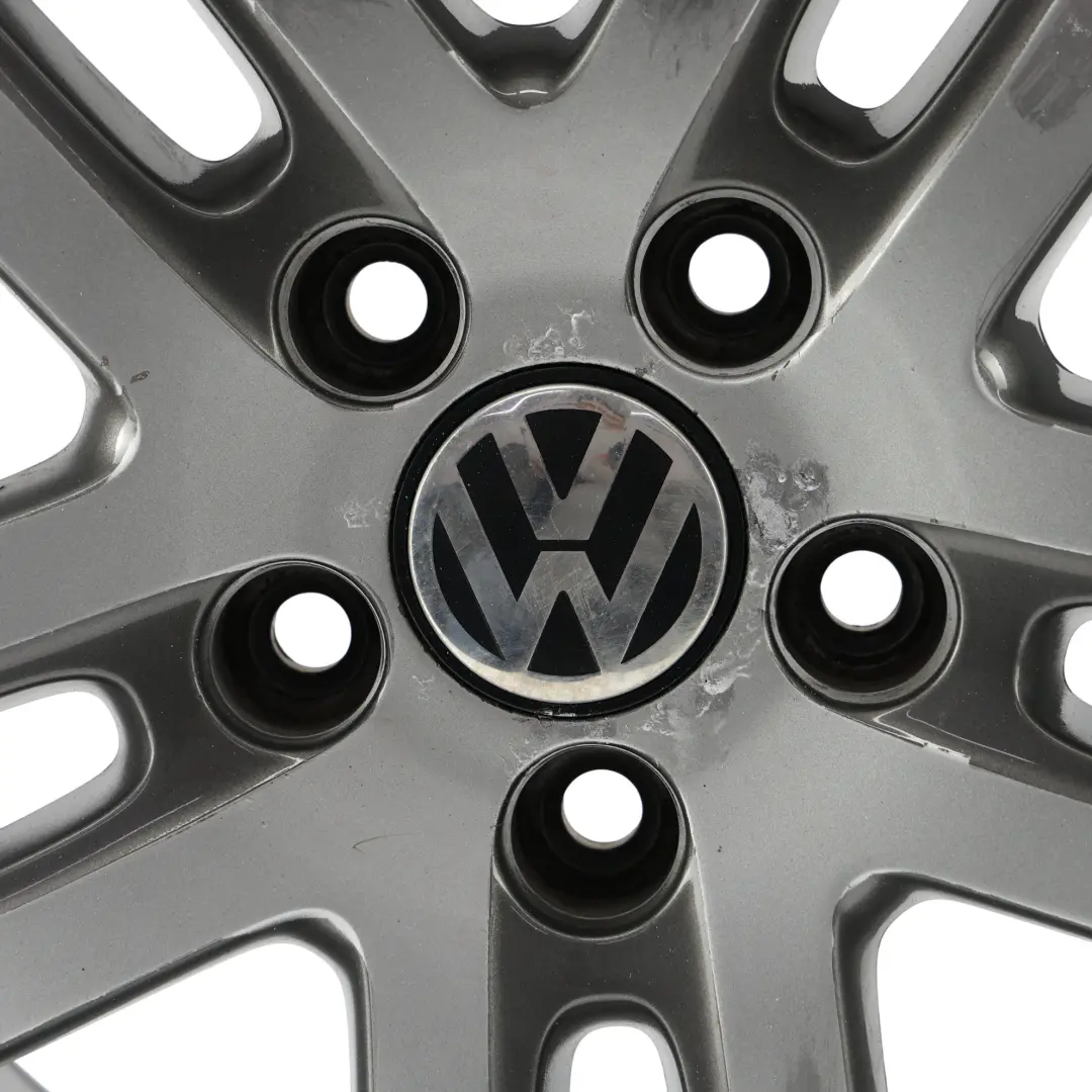 VW Volkswagen Golf Mk5 Silver Wheel Alloy Rim 16" 6.5J ET:50 - SKU 1K0601025BM-1 - Part number 1K0601025BM