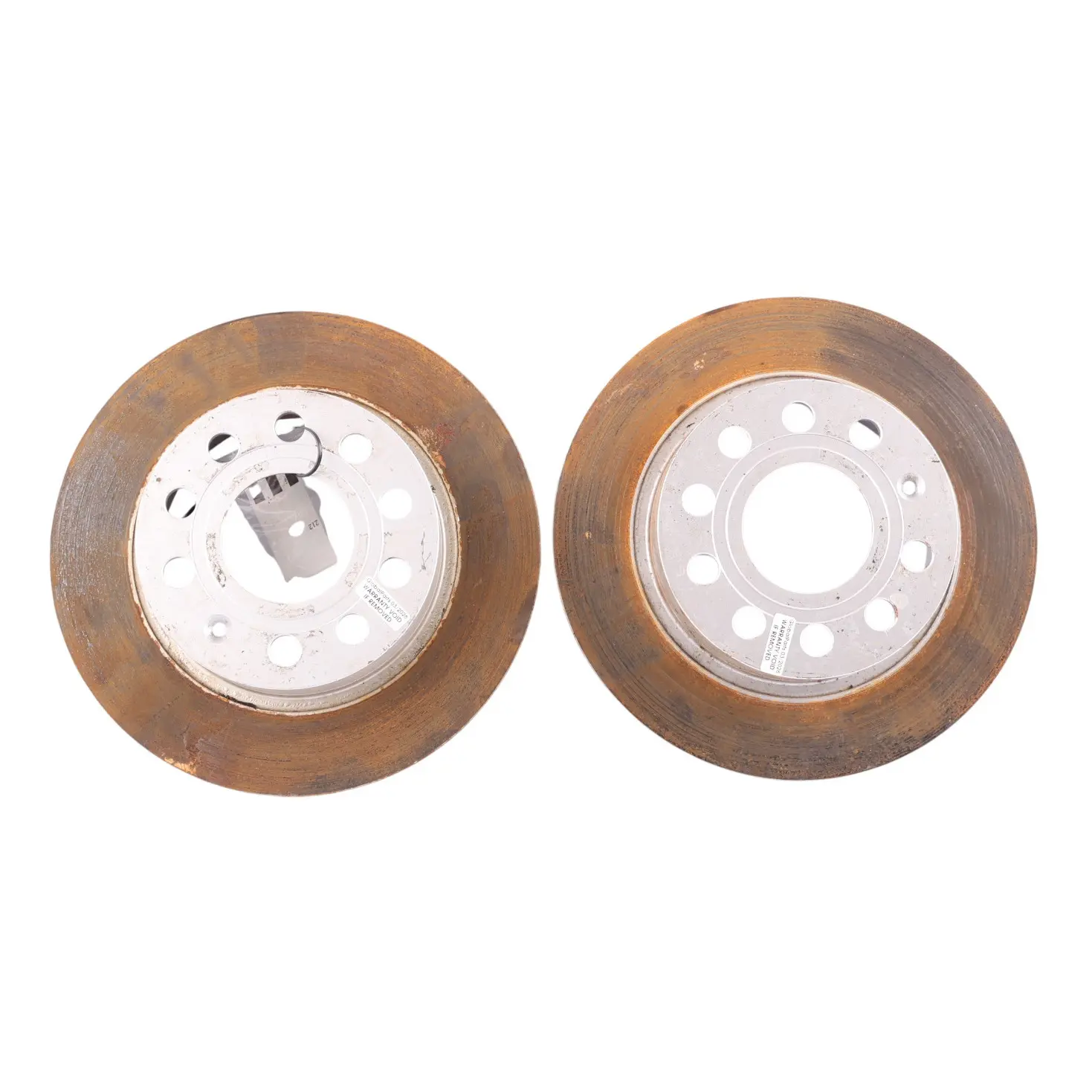 Audi A3 8P Rear Axle Brake Disc Left Right N/O/S 235x10mm Set X2 1K0615601AB