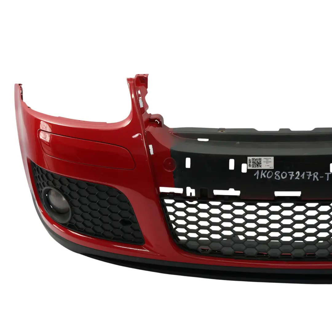 Volkswagen VW Golf Mk5 Front Bumper Trim Panel Cover Tornado Red - Y3D - SKU 1K0807217R-TRE1 - Part number 1K0807217R