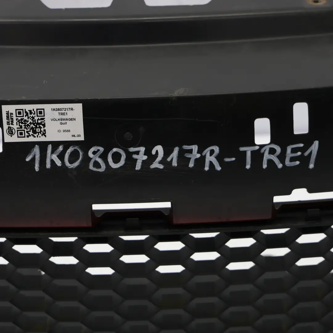 Volkswagen VW Golf Mk5 Front Bumper Trim Panel Cover Tornado Red - Y3D - SKU 1K0807217R-TRE1 - Part number 1K0807217R