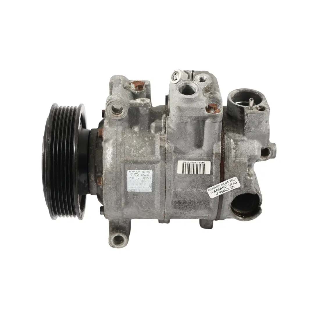 Volkswagen Polo Mk5 6R Air Conditioning Compressor A/C Unit Pump - SKU 1K0820859T-1 - Part number 1K0820859T