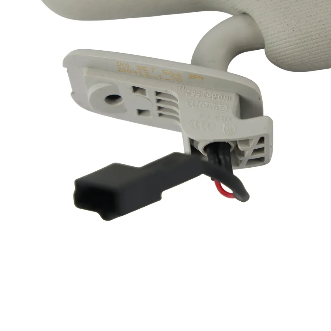 VW Volkswagen Golf 5K Sun Visor Mirror Sunshade Flap Grey Right O/S - SKU 1K0857552-2 - Part number 1K0857552