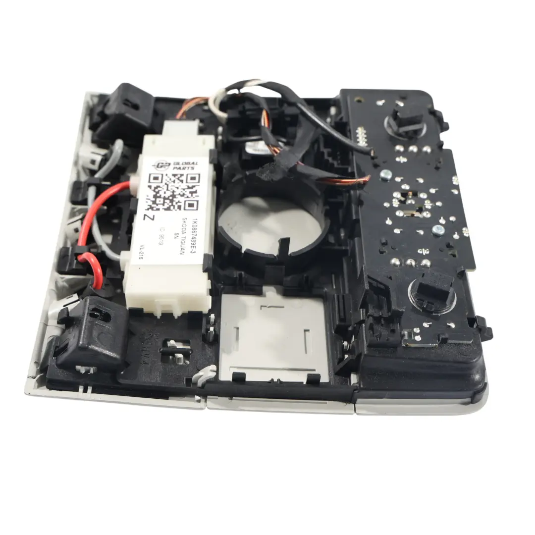 Mk6 Plafonnier Lecture Toit pour Skoda Yeti 5L VW Tiguan 5N Golf à propos du numéro de pièce 1K0867489E Skoda Yeti 5L VW Tiguan 5N Golf Mk6 Plafonnier Lecture Toit - SKU 1K0867489E-3 - Numéro de pièce 1K0867489E