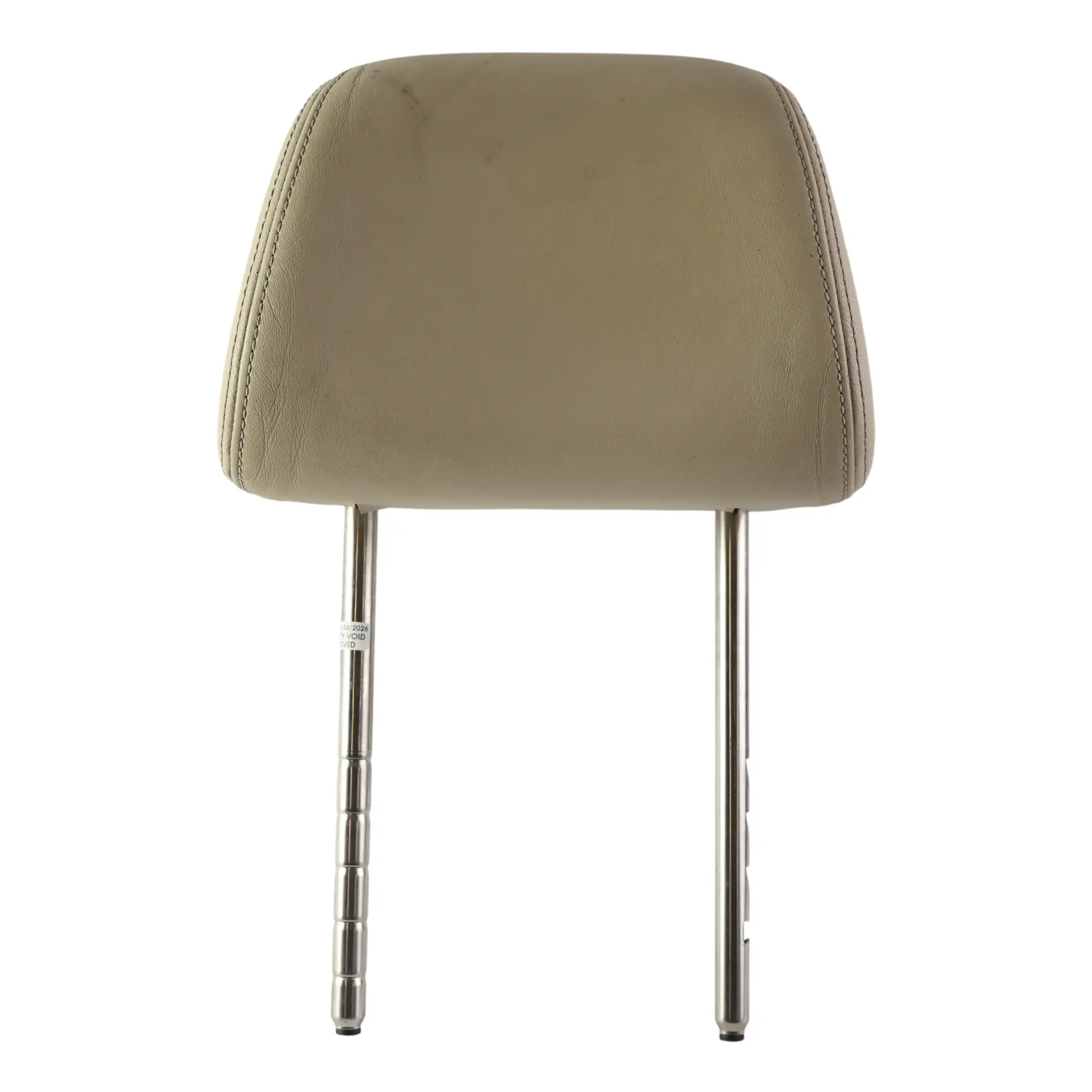 VW Volkswagen Golf Mk5 Eos Front Seat Headrest Cover Left N/S Beige Leather