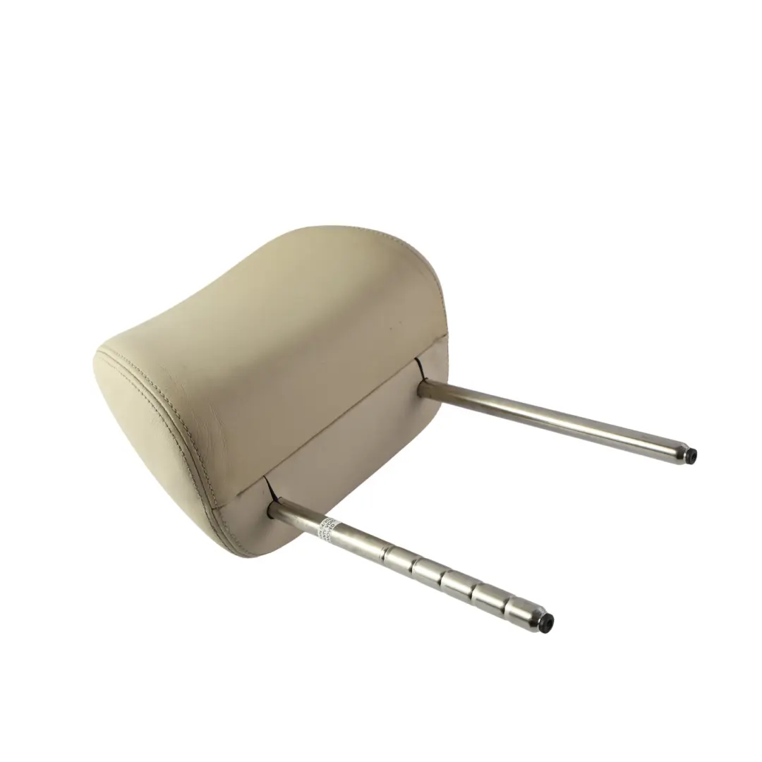 VW Volkswagen Golf Mk5 Eos Front Seat Headrest Cover Left N/S Beige Leather - SKU 1K0881901AK - Part number 1K0881901AK