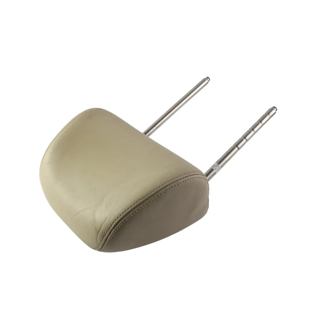 VW Volkswagen Golf Mk5 Eos Front Seat Headrest Cover Left N/S Beige Leather - SKU 1K0881901AK - Part number 1K0881901AK