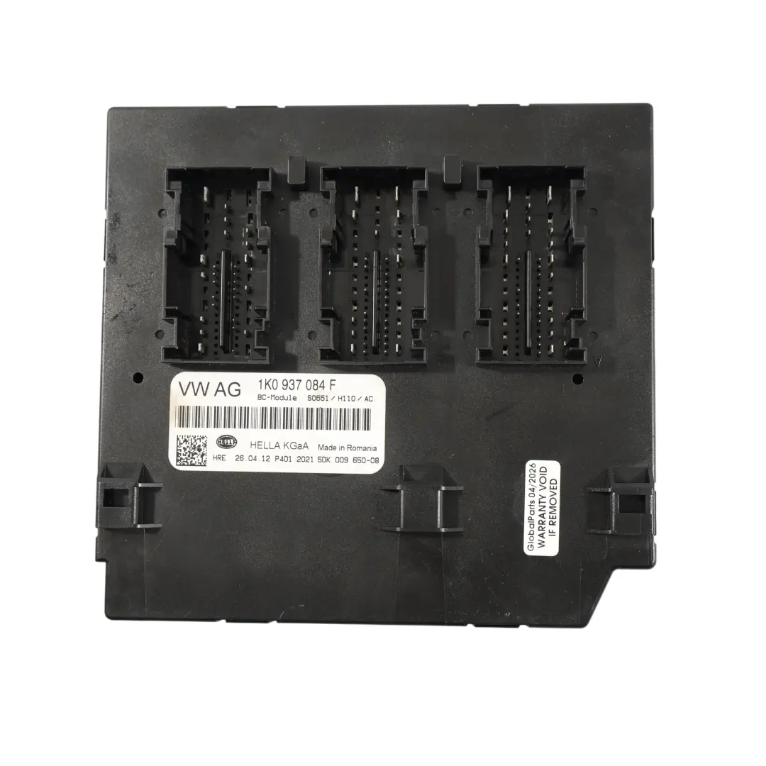 VW Volkswagen Golf MK6 Body Control Comfort Unit Module BCM - SKU 1K0937084F - Part number 1K0937084F