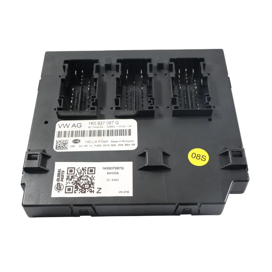 Skoda Octavia MK2 Modulo Controllo Comfort Carrozzeria BCM - SKU 1K0937087Q - Numero di parte 1K0937087Q