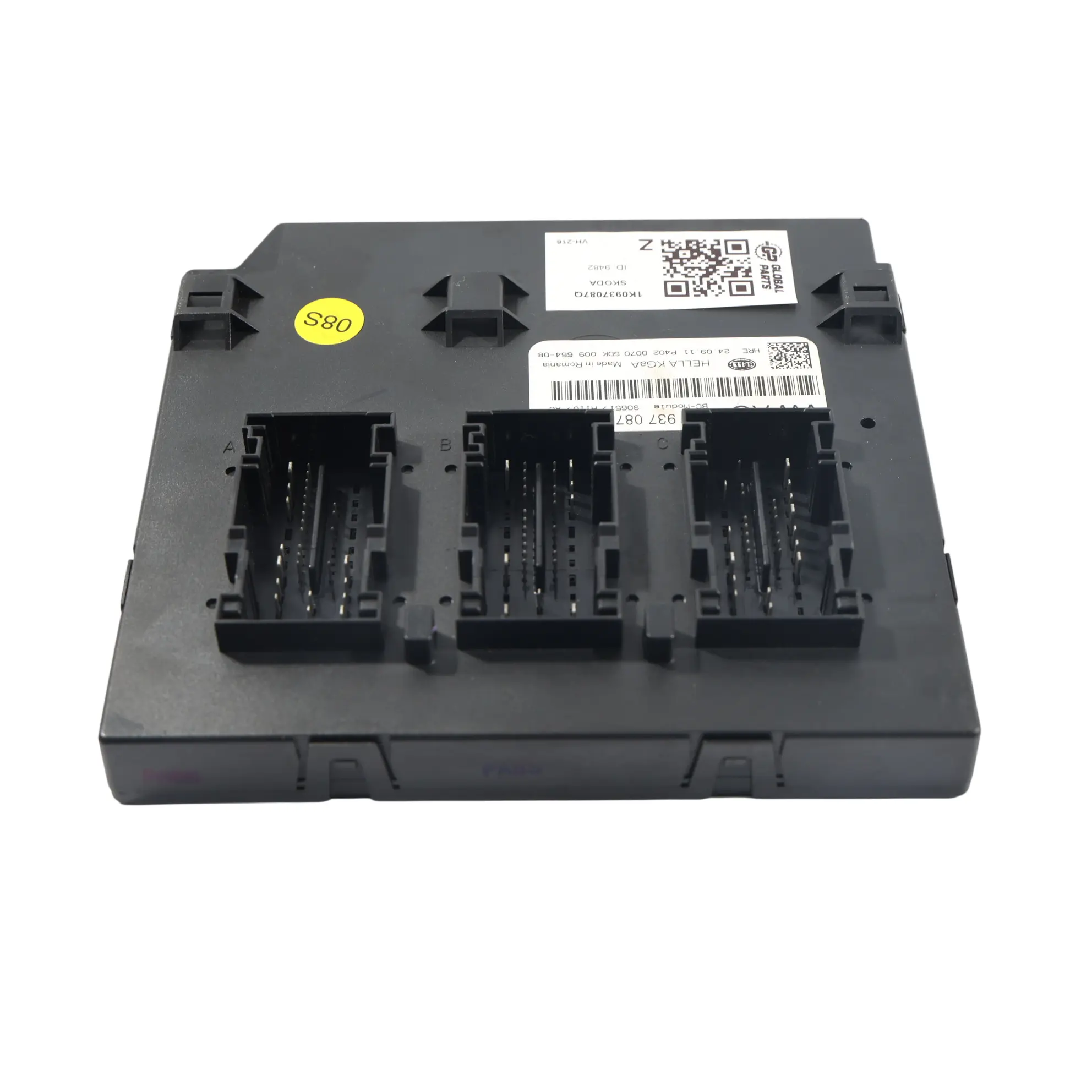 Skoda Octavia MK2 Module Contrôle Confort Carrosserie BCM 1K0937087Q