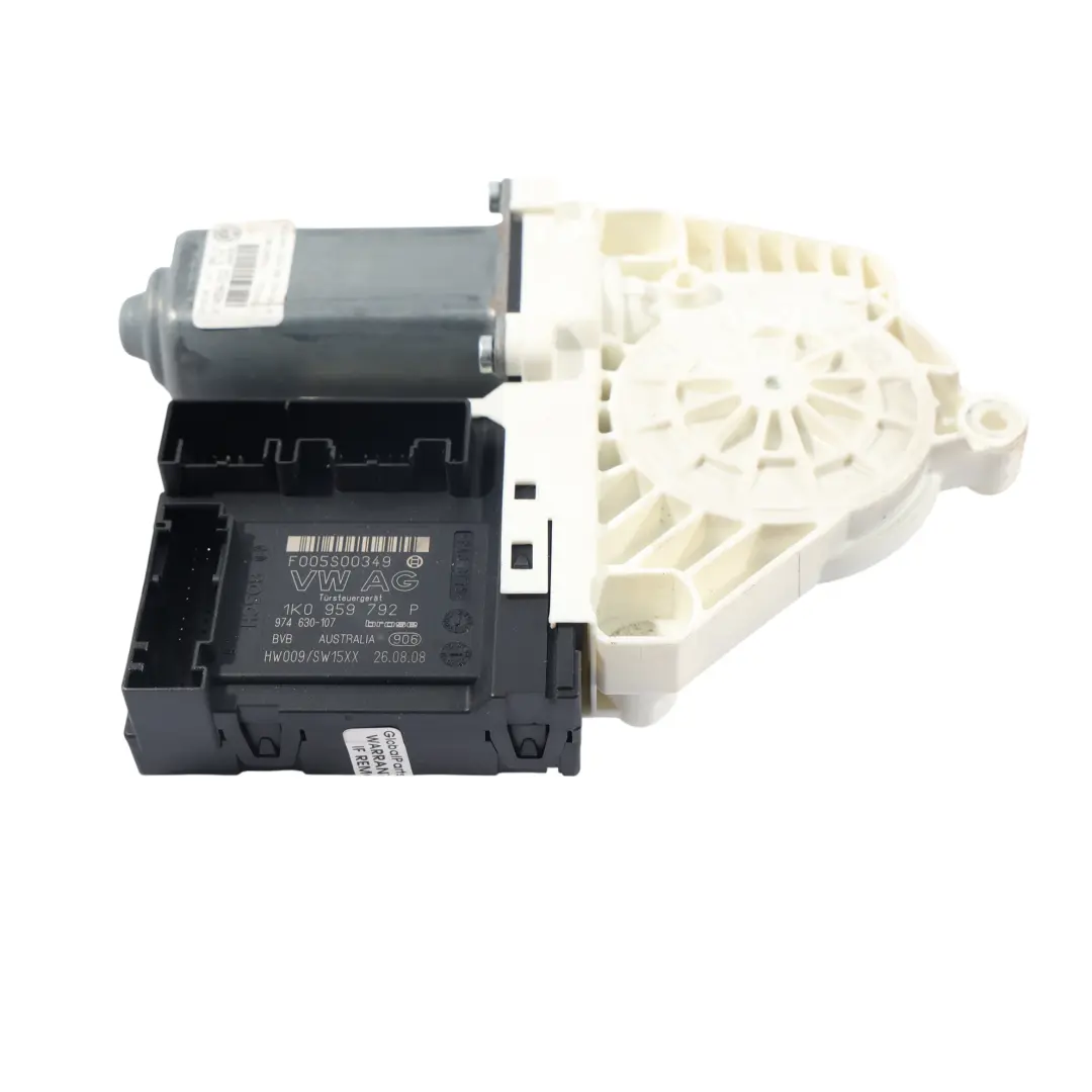 Door Window Lifter Motor Front Passenger Side 1T0959702L to Volkswagen Passat CC with Part number 1K0959792P Volkswagen Passat CC Door Window Lifter Motor Front Passenger Side 1T0959702L - SKU 1K0959792P - Part number 1K0959792P