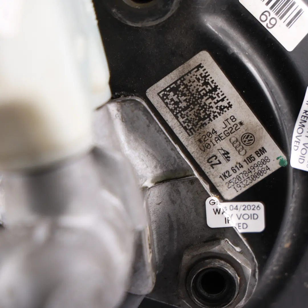 VW Volkswagen Golf Mk6 Brake Servo Master Cylinder Braking Unit - SKU 1K2614105BM-1 - Part number 1K2614105BM