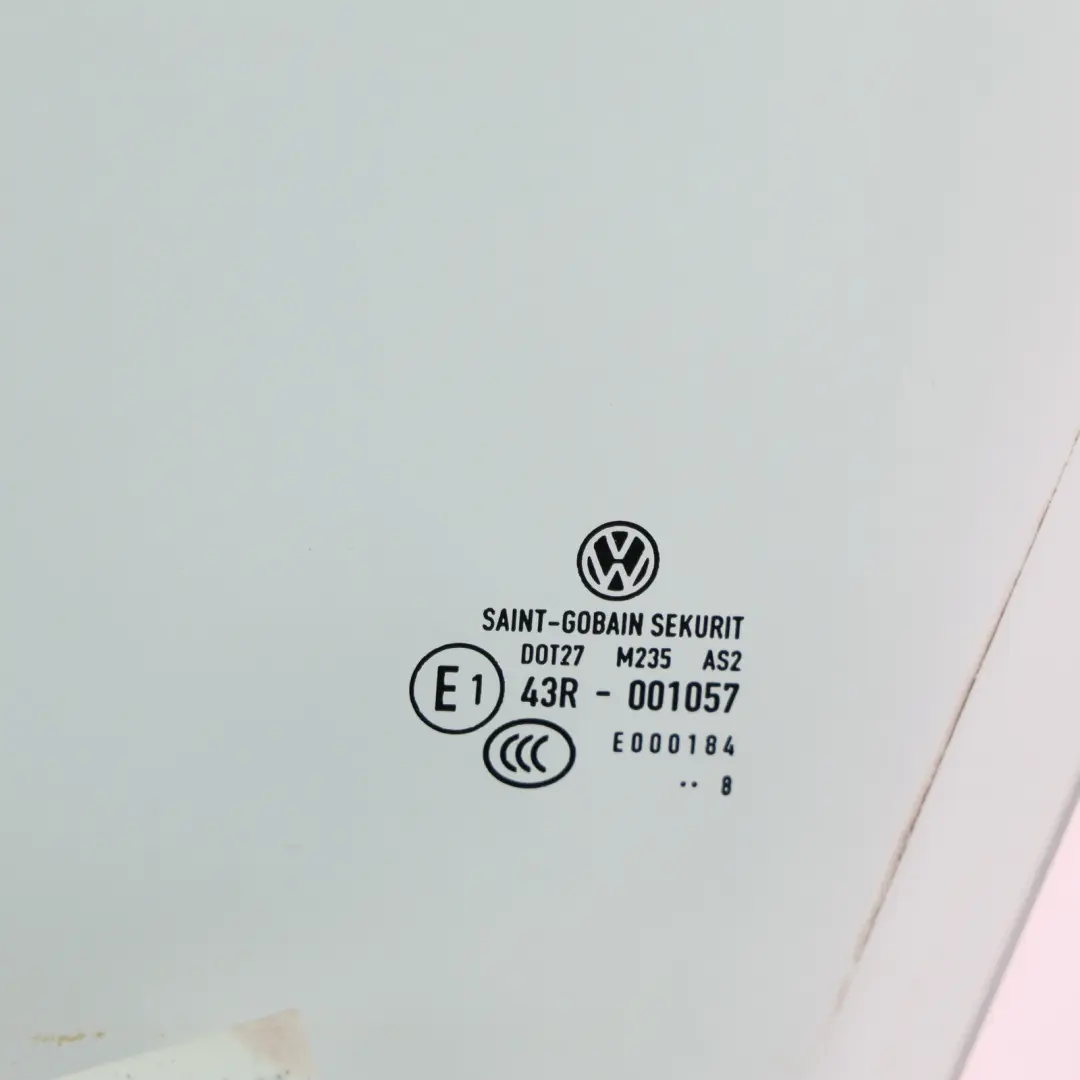 VW Golf Mk5 Front Door Window Glass Glazing Green AS2 Left N/S - SKU 1K4845201B - Part number 1K4845201B