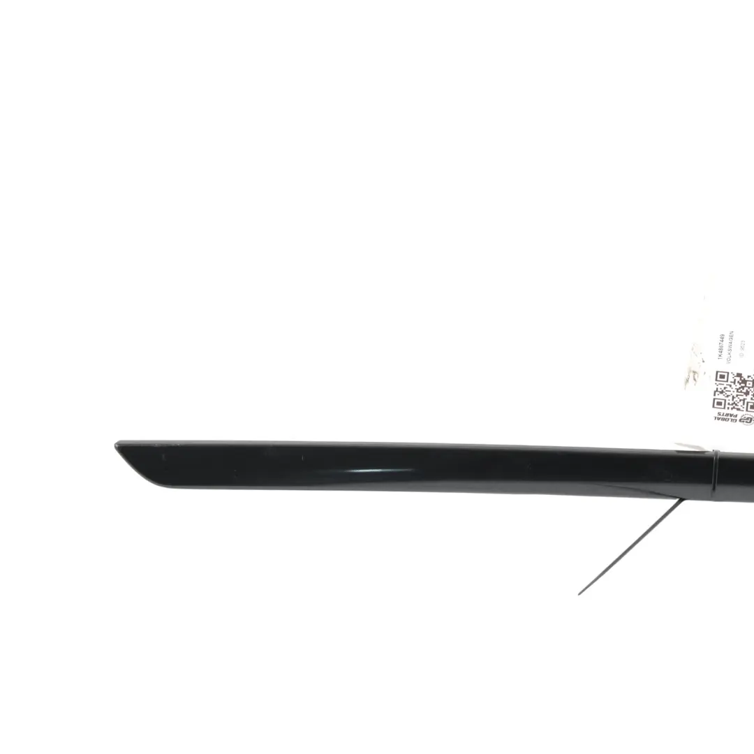 MK5 Rear Door Card Trim Strip Moulding Black Left N/S to Volkswagen Golf with Part number 1K4867449 Volkswagen Golf MK5 Rear Door Card Trim Strip Moulding Black Left N/S - SKU 1K4867449 - Part number 1K4867449