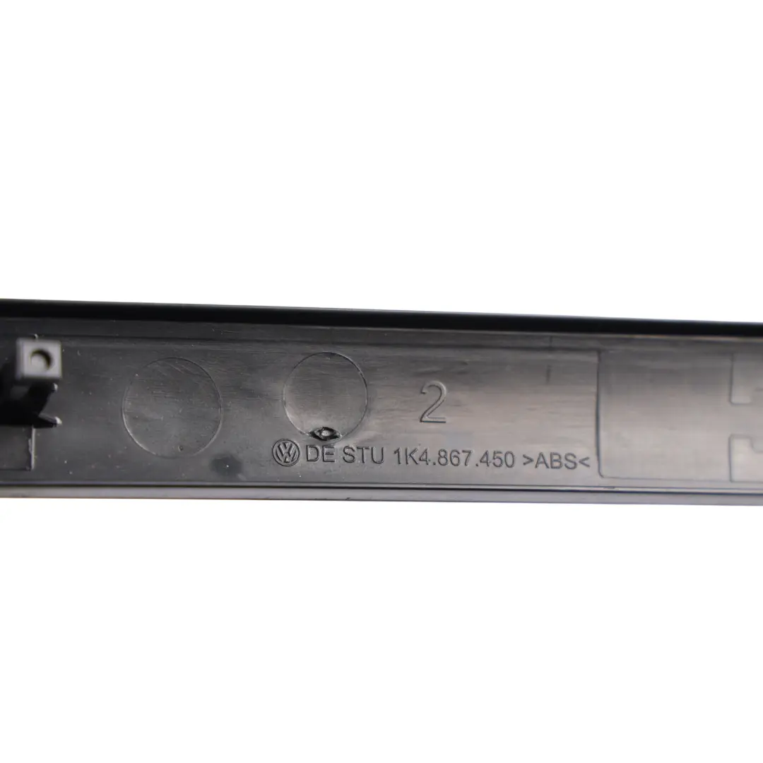 Volkswagen Golf MK5 Rear Door Card Trim Strip Moulding Black Right O/S - SKU 1K4867450 - Part number 1K4867450