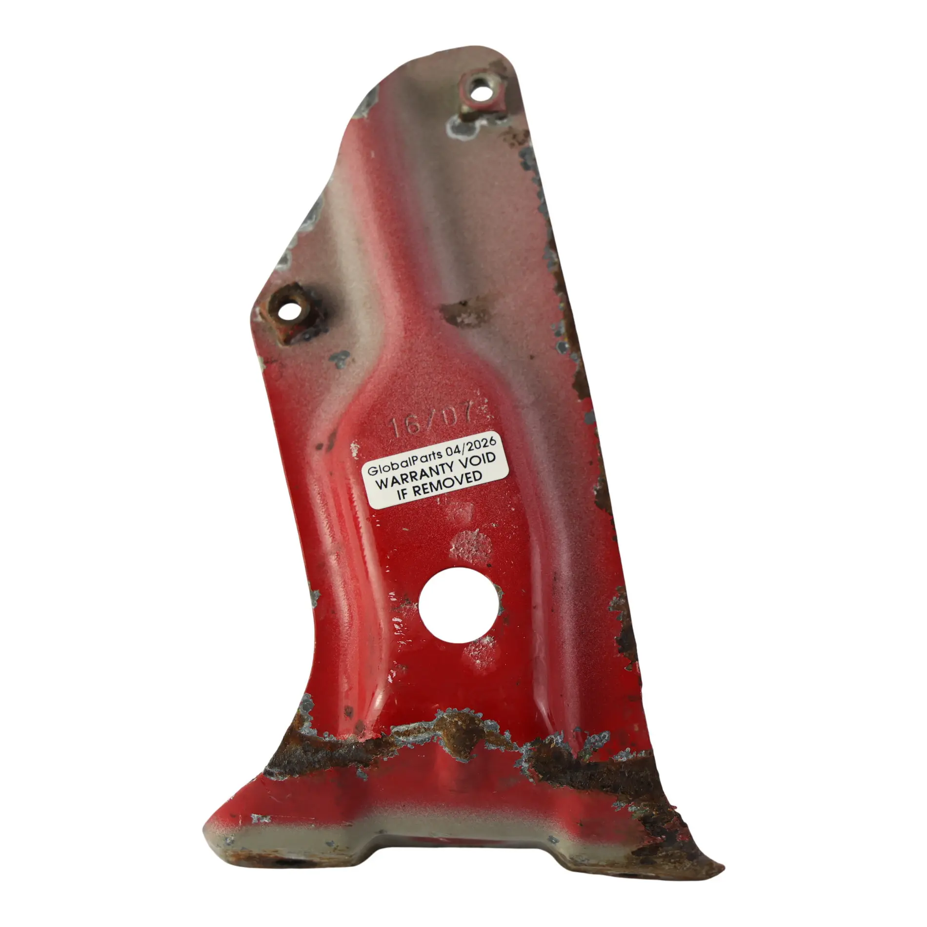 Volkswagen Golf Mk5 Support Renfort Aile Avant Droit Rouge Tornado LY3D