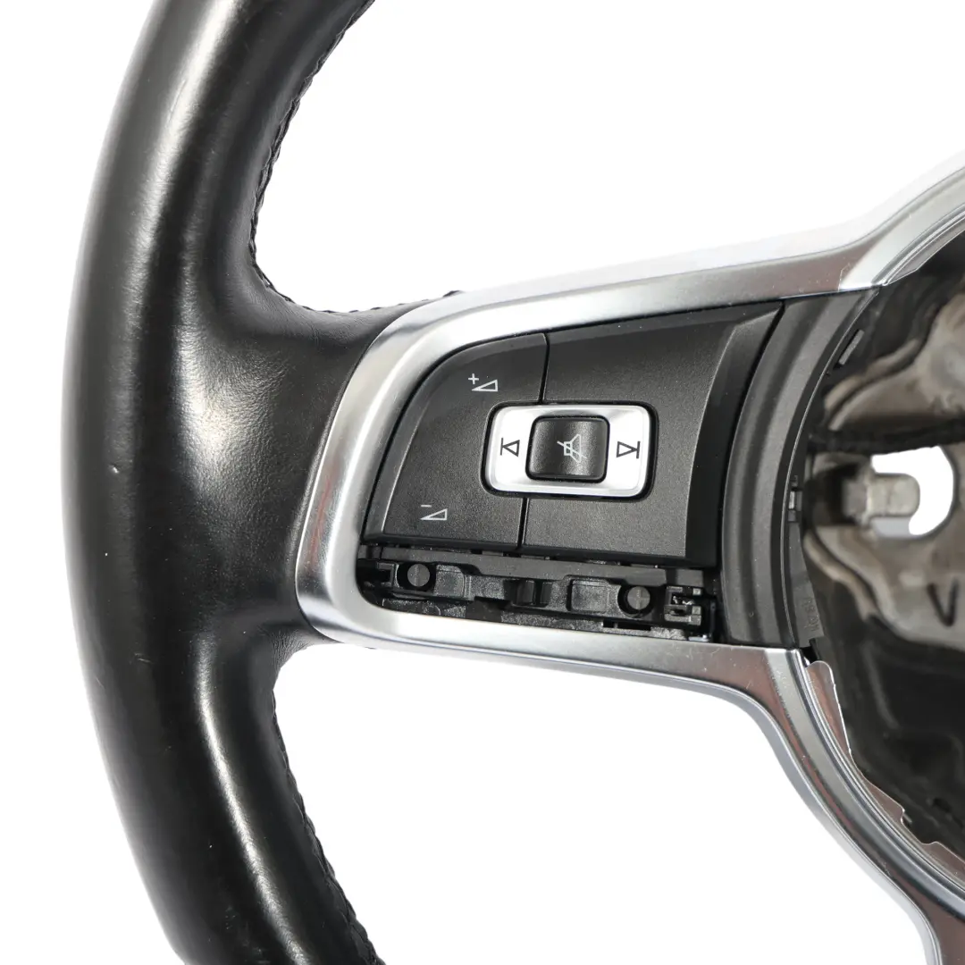 Kierownica Czarna Skóra Multifunkcja Ścięta do Volkswagen Scirocco o numerze 1K8419091BF Volkswagen Scirocco Kierownica Czarna Skóra Multifunkcja Ścięta - SKU 1K8419091BF - Numer Części 1K8419091BF