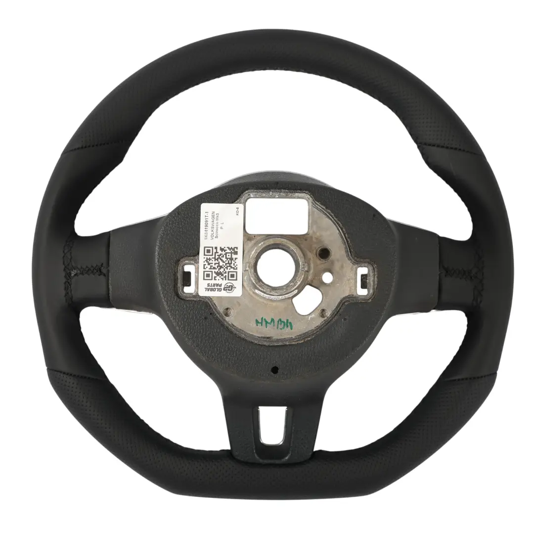 VW Volkswagen Scirocco MK3 Lenkrad NEU Schwarz Leder - SKU 1K8419091T-1 - Teilenummer 1K8419091T
