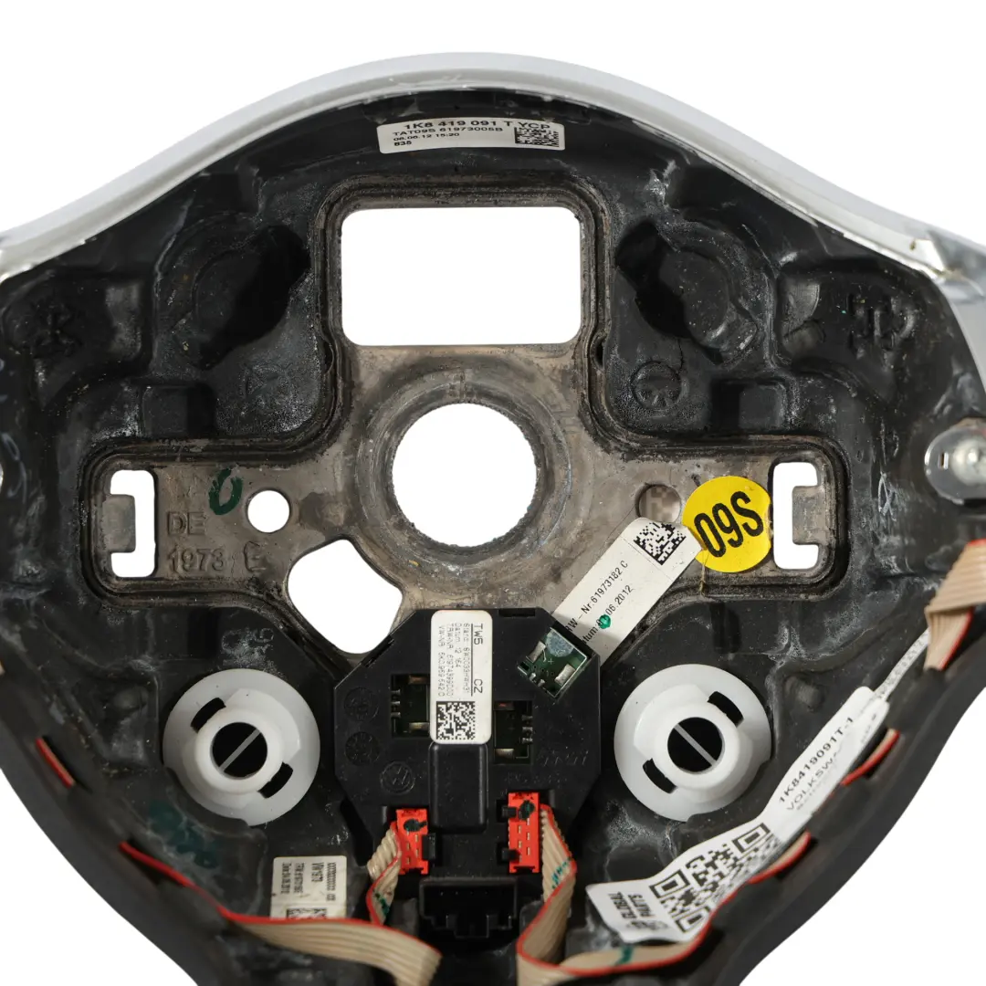 VW Volkswagen Scirocco MK3 Lenkrad NEU Schwarz Leder - SKU 1K8419091T-1 - Teilenummer 1K8419091T