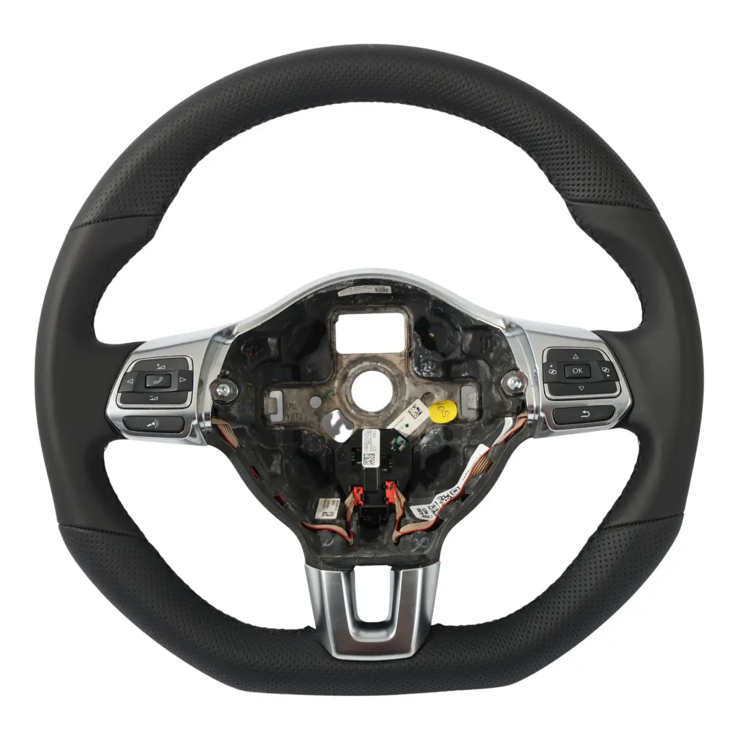 MK3 Steering Wheel NEW Black Leather to VW Volkswagen Scirocco with Part number 1K8419091T VW Volkswagen Scirocco MK3 Steering Wheel NEW Black Leather - SKU 1K8419091T-2 - Part number 1K8419091T