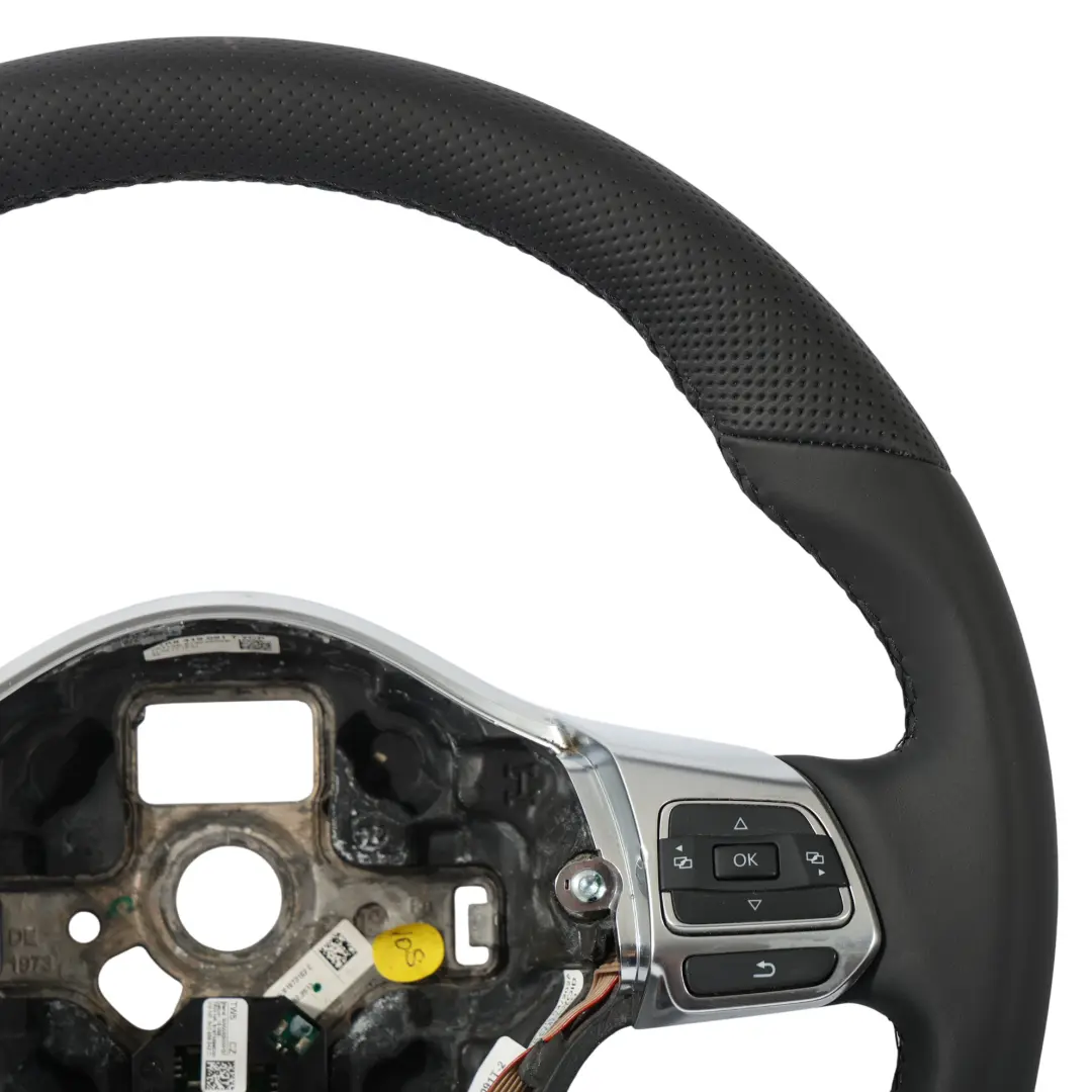 MK3 Steering Wheel NEW Black Leather to VW Volkswagen Scirocco with Part number 1K8419091T VW Volkswagen Scirocco MK3 Steering Wheel NEW Black Leather - SKU 1K8419091T-2 - Part number 1K8419091T