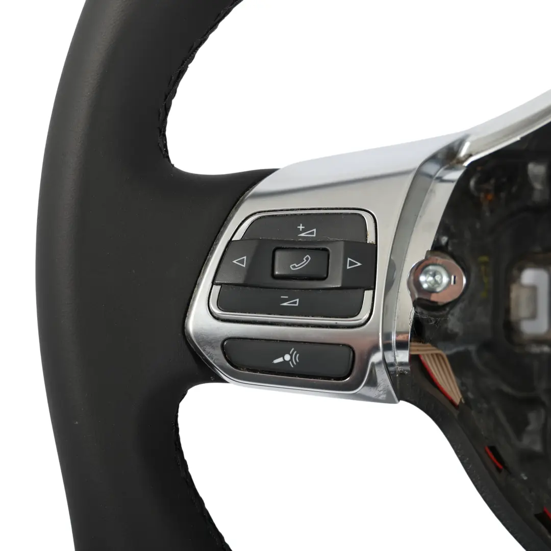 MK3 Steering Wheel NEW Black Leather to VW Volkswagen Scirocco with Part number 1K8419091T VW Volkswagen Scirocco MK3 Steering Wheel NEW Black Leather - SKU 1K8419091T-2 - Part number 1K8419091T