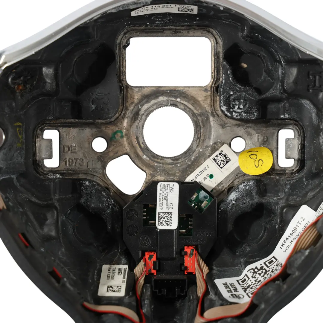 VW Volkswagen Scirocco MK3 Steering Wheel NEW Black Leather - SKU 1K8419091T-2 - Part number 1K8419091T