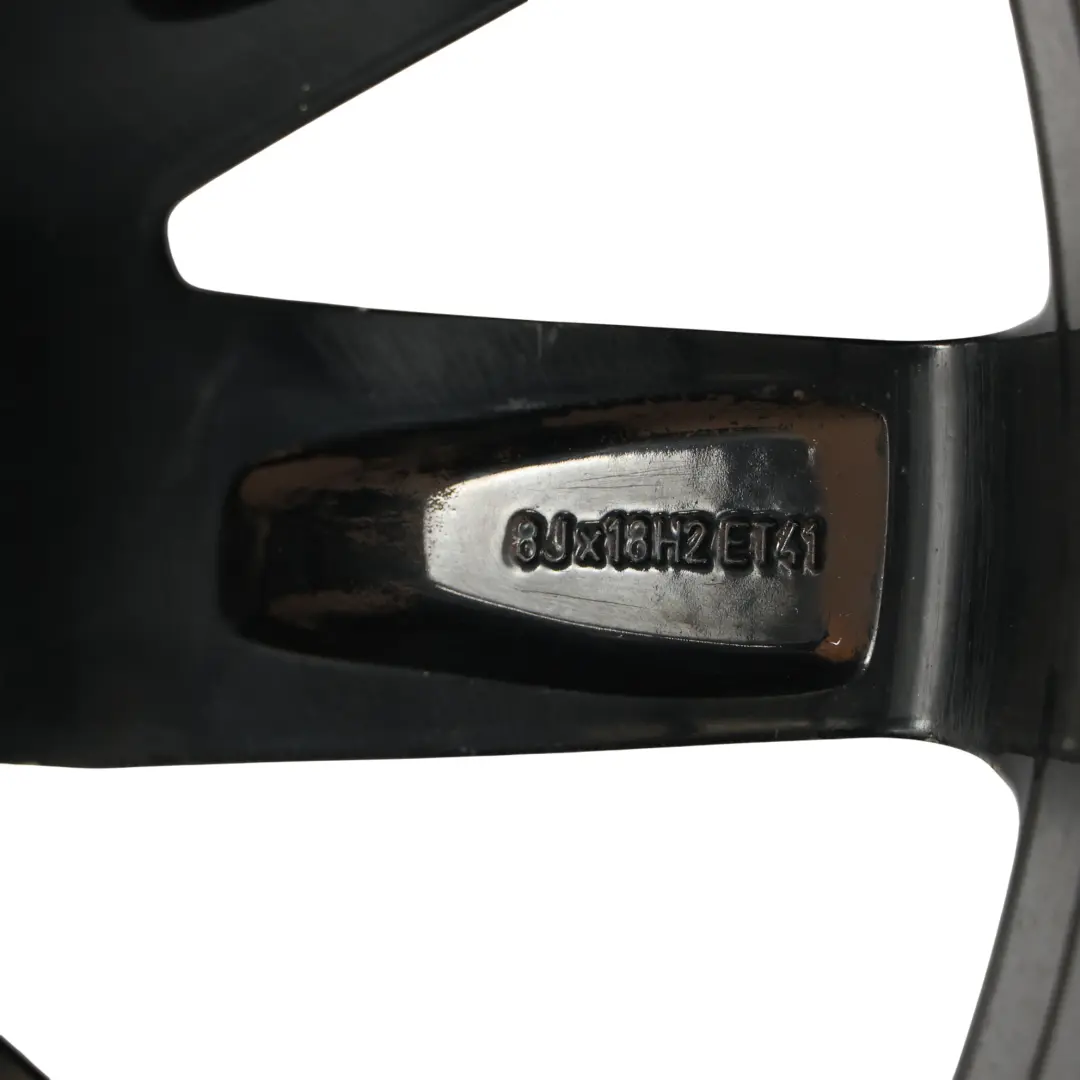 MK3 Schwarz Alu Felge 18" 8J ET:41 für Volkswagen Scirocco mit Teilenummer 1K8601025AN Volkswagen Scirocco MK3 Schwarz Alu Felge 18" 8J ET:41 - SKU 1K8601025AN-2 - Teilenummer 1K8601025AN
