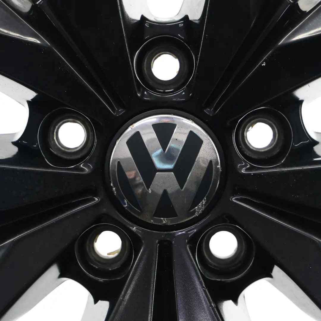 Volkswagen Scirocco Mk3 Black Alloy Wheel Rim 18" 8J ET:41 - SKU 1K8601025AN-2 - Part number 1K8601025AN