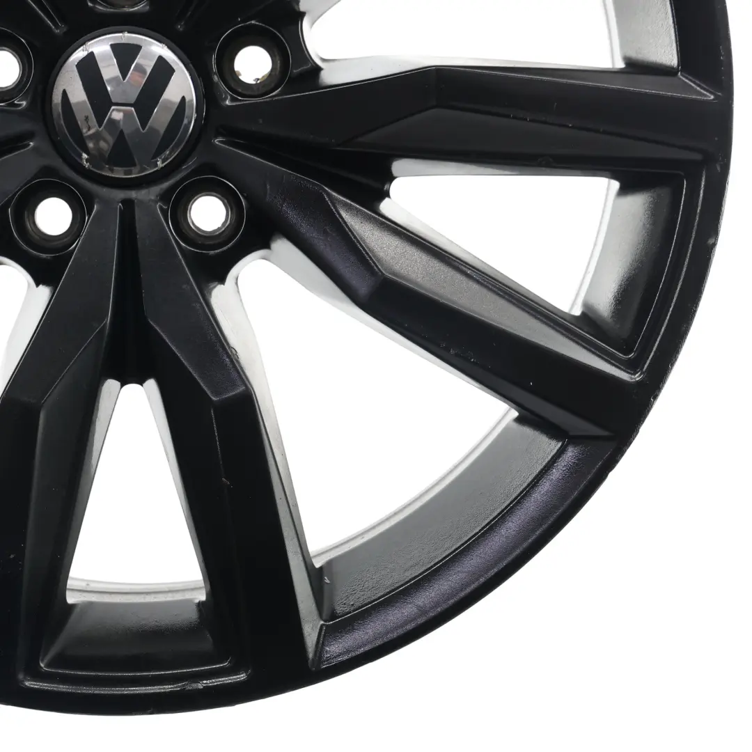 Volkswagen Scirocco Mk3 Black Alloy Wheel Rim 18" 8J ET:41 - SKU 1K8601025AN-3 - Part number 1K8601025AN