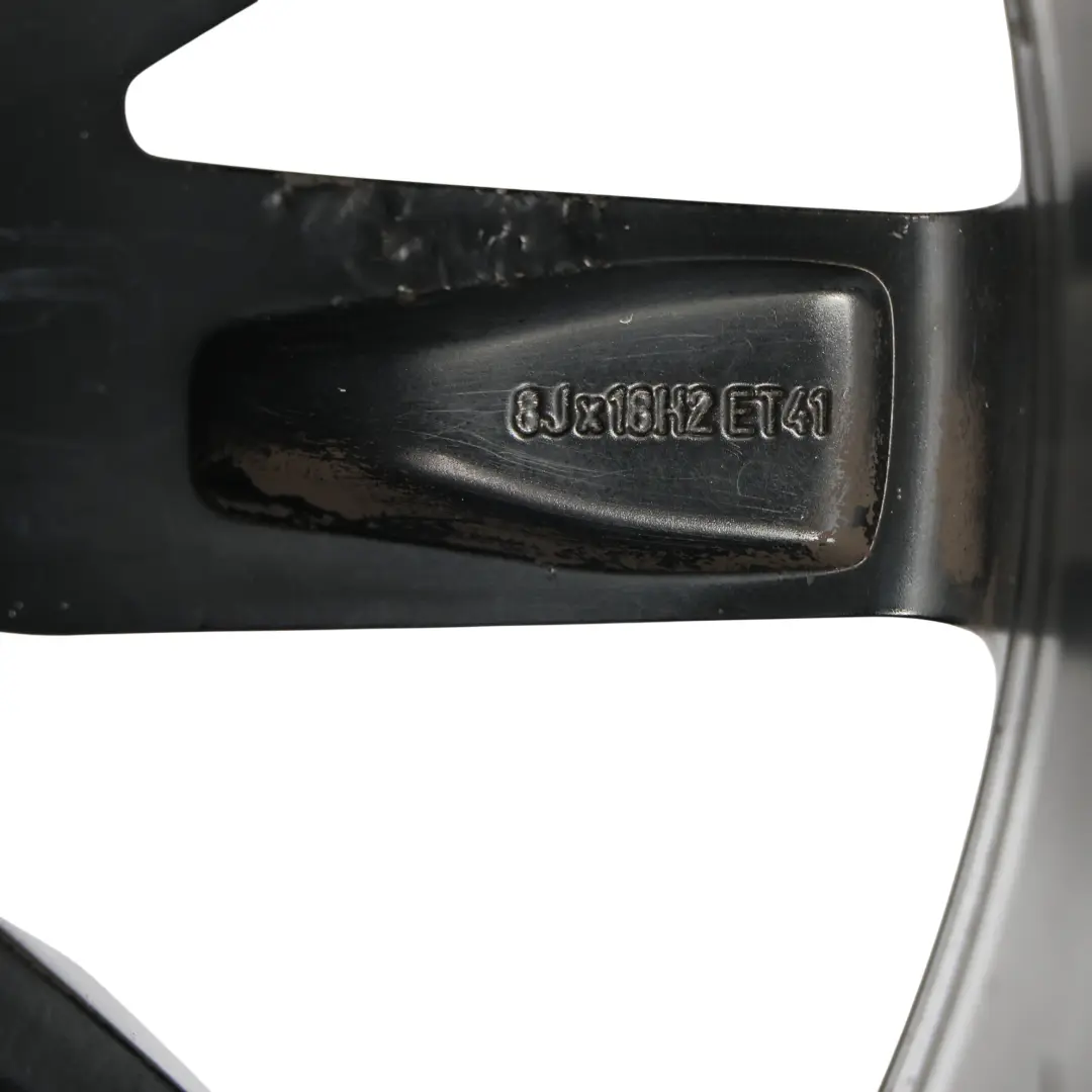 Mk3 Black Alloy Wheel Rim 18" 8J ET:41 to Volkswagen Scirocco with Part number 1K8601025AN Volkswagen Scirocco Mk3 Black Alloy Wheel Rim 18" 8J ET:41 - SKU 1K8601025AN-4 - Part number 1K8601025AN