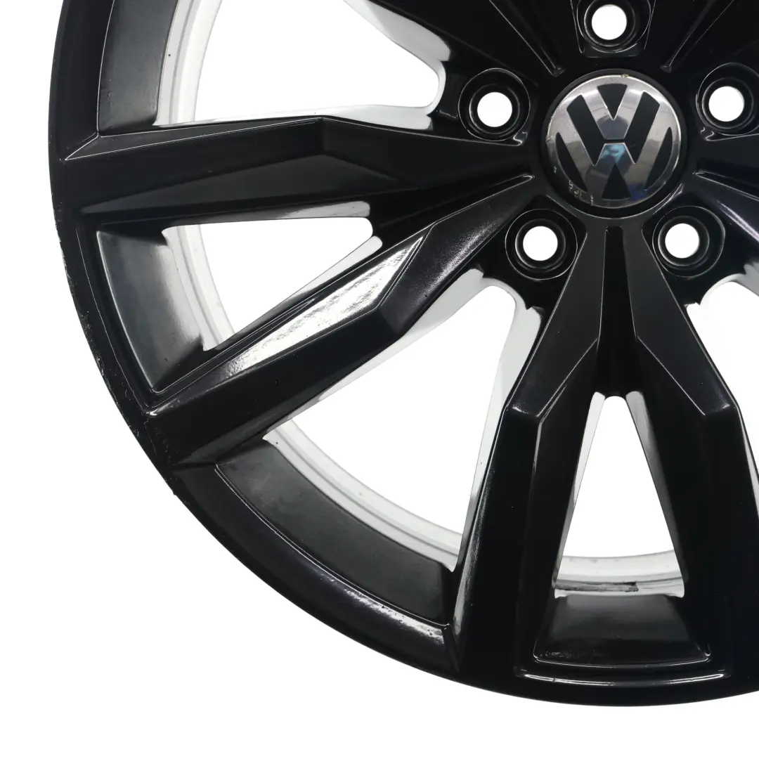 Volkswagen Scirocco Mk3 Black Alloy Wheel Rim 18" 8J ET:41 - SKU 1K8601025AN-4 - Part number 1K8601025AN