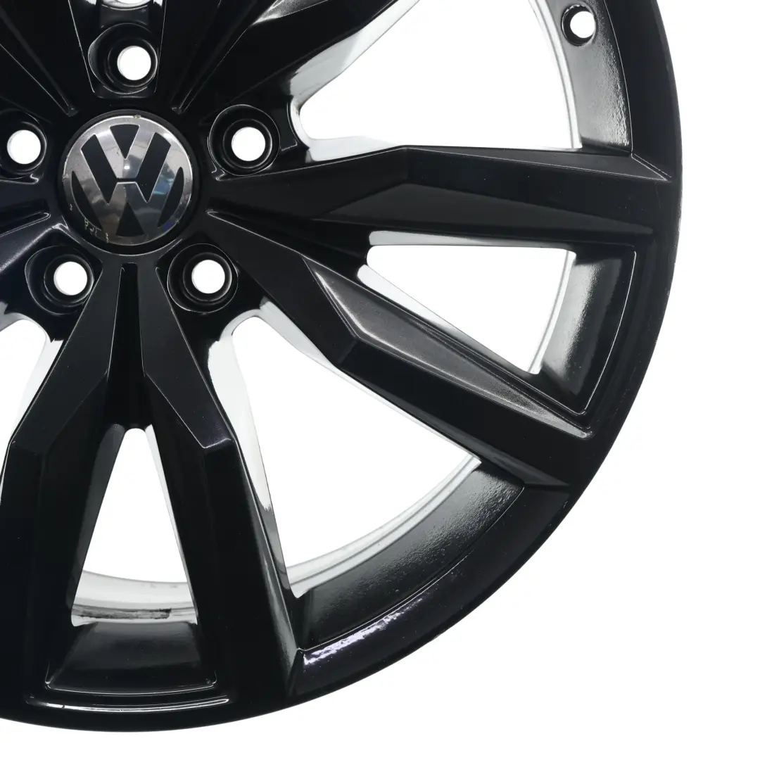 Volkswagen Scirocco Mk3 Black Alloy Wheel Rim 18" 8J ET:41 - SKU 1K8601025AN-4 - Part number 1K8601025AN