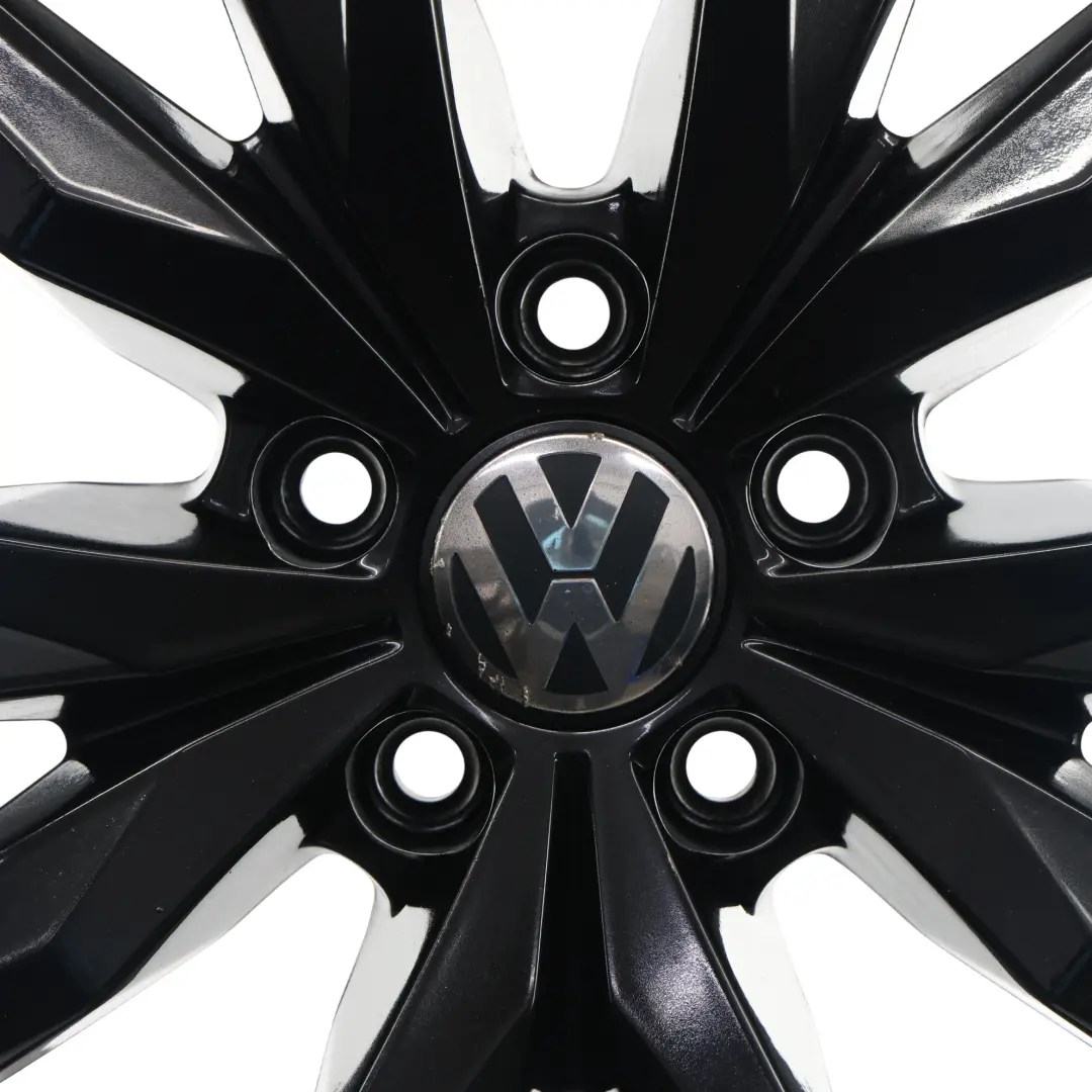 Volkswagen Scirocco Mk3 Black Alloy Wheel Rim 18" 8J ET:41 - SKU 1K8601025AN-4 - Part number 1K8601025AN
