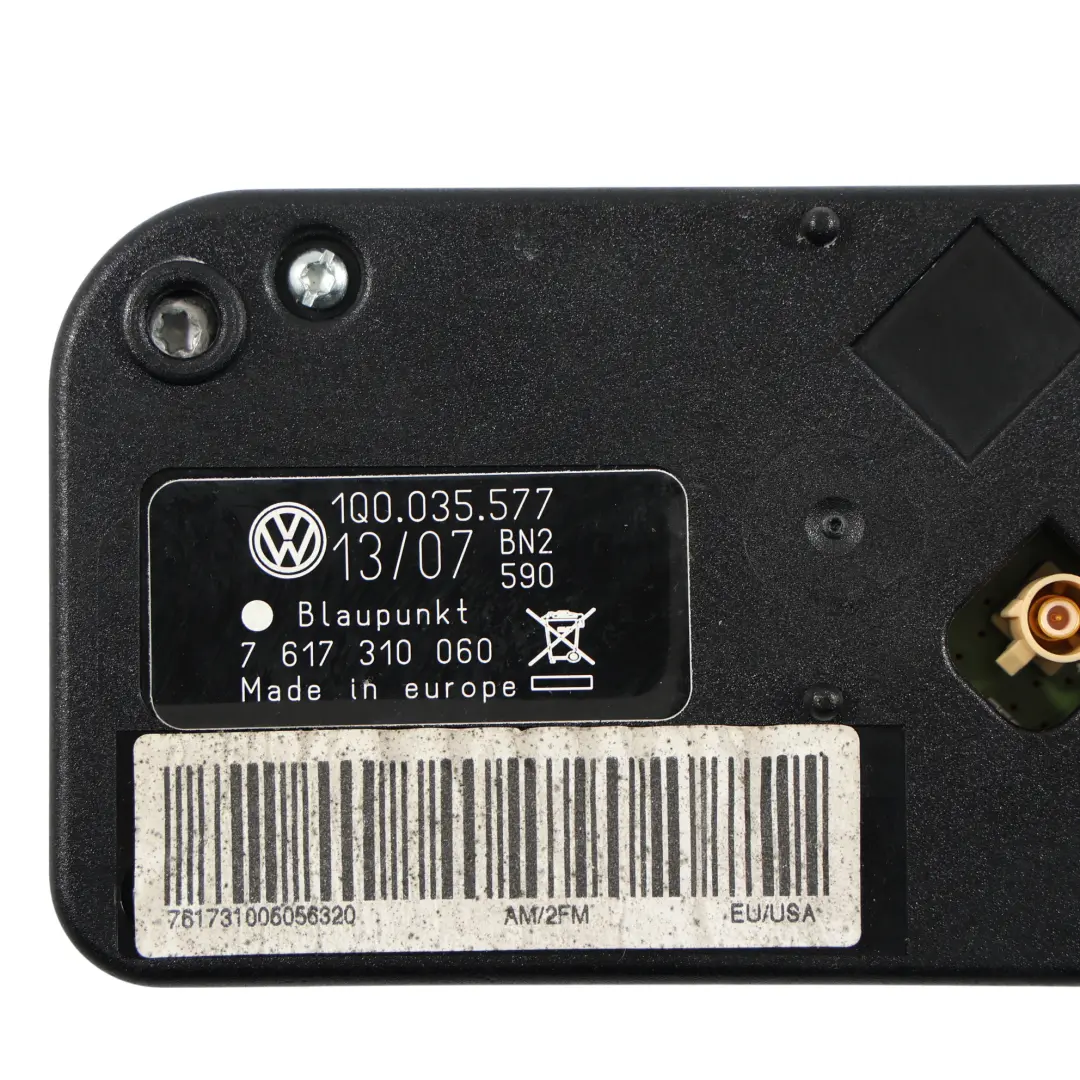 1F Amplificador Antena para Volkswagen Eos con número de pieza 1Q0035577 Volkswagen Eos 1F Amplificador Antena - SKU 1Q0035577 - Número de pieza 1Q0035577