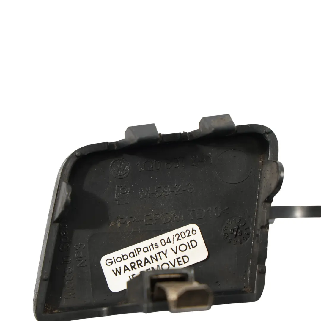 Volkswagen Eos Cache Crochet Remorquage Avant Noir Perle C9X - SKU 1Q0807241-DBL - Numéro de pièce 1Q0807241