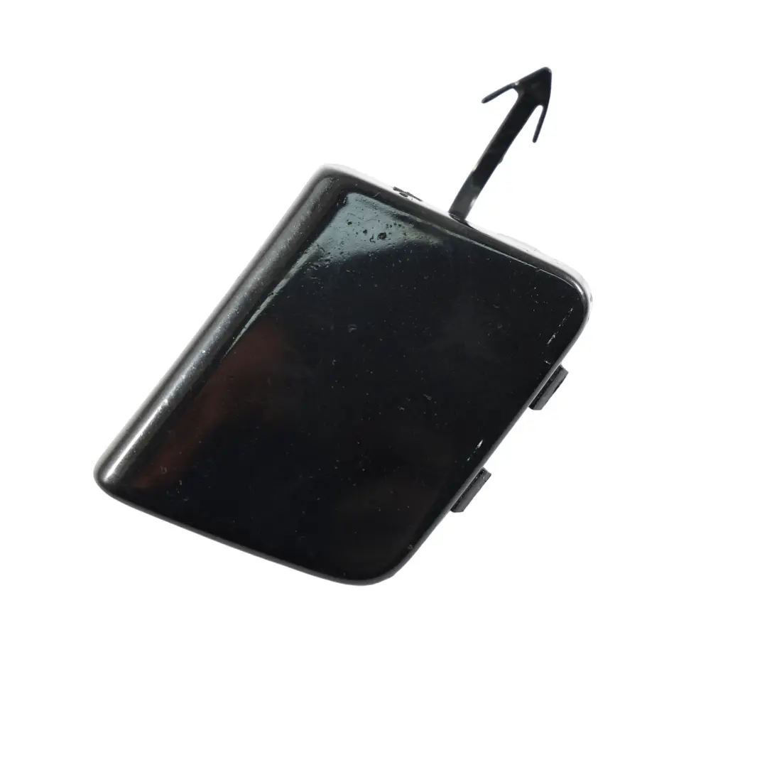 VW Volkswagen Eos Front Bumper Tow Eye Cover Cap Deep Black Pearl C9X - SKU 1Q0807241-DBL - Part number 1Q0807241