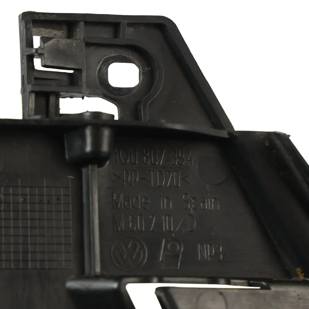 Bumper Mount Bracket Holder Support Right O/S to Volkswagen Eos Rear with Part number 1Q0807394 Volkswagen Eos Rear Bumper Mount Bracket Holder Support Right O/S - SKU 1Q0807394 - Part number 1Q0807394