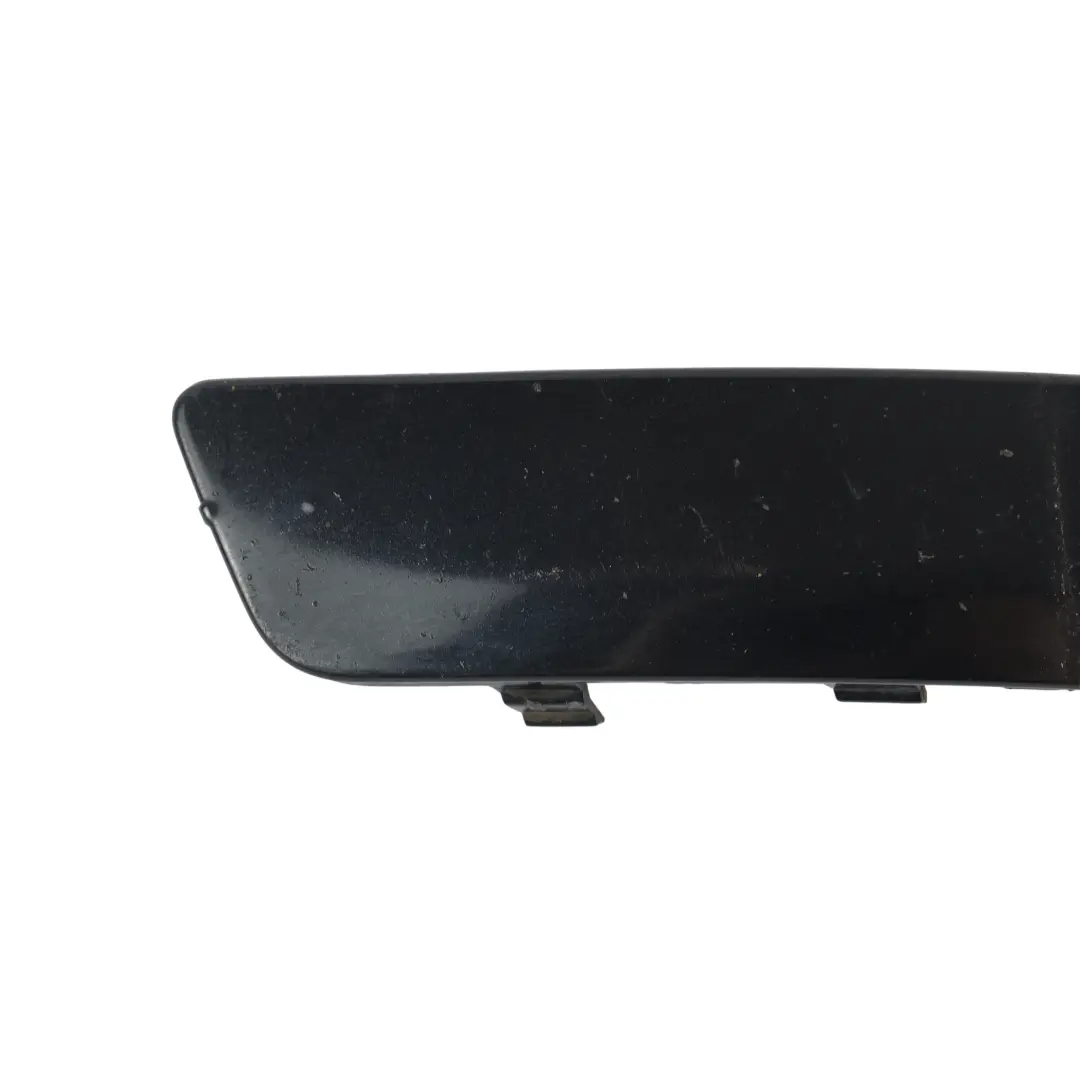 VW Eos 1F Front Bumper Moulding Trim Cover Right O/S Deep Black Pearl Effect-C9X - SKU 1Q0807834-DBL - Part number 1Q0807834