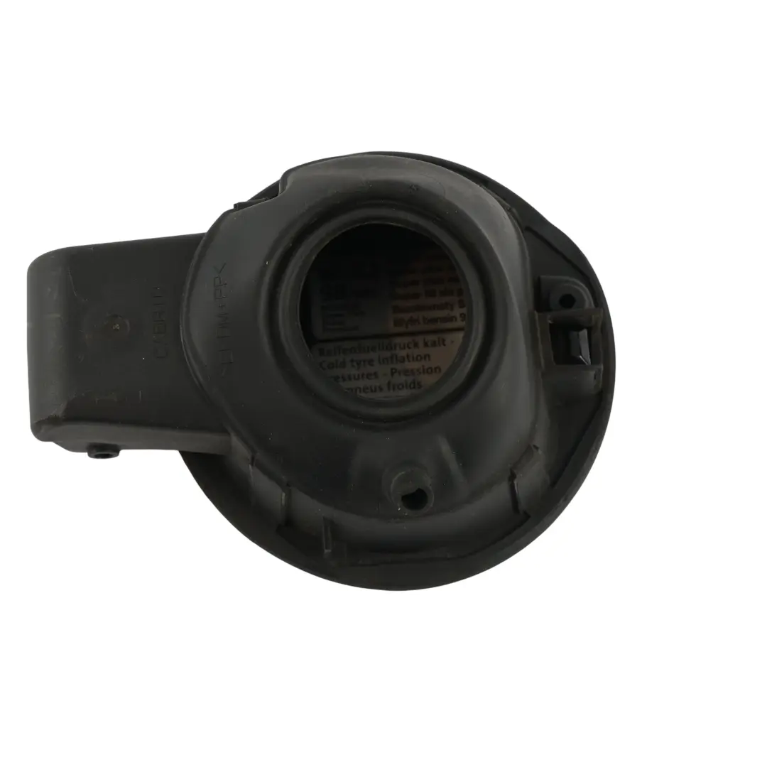 1F Fuel Filler Flap Tank Cap Cover Deep Black - C9X 1K0010497 to VW Volkswagen Eos with Part number 1Q0809857 VW Volkswagen Eos 1F Fuel Filler Flap Tank Cap Cover Deep Black - C9X 1K0010497 - SKU 1Q0809857-DBL - Part number 1Q0809857