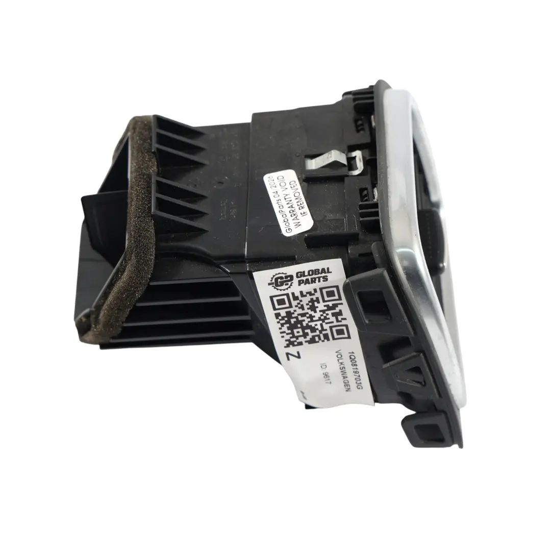 Volkswagen Eos 1F Scirocco 13 Rejilla Aire Salpicadero Izquierda - SKU 1Q0819703G - Número de pieza 1Q0819703G