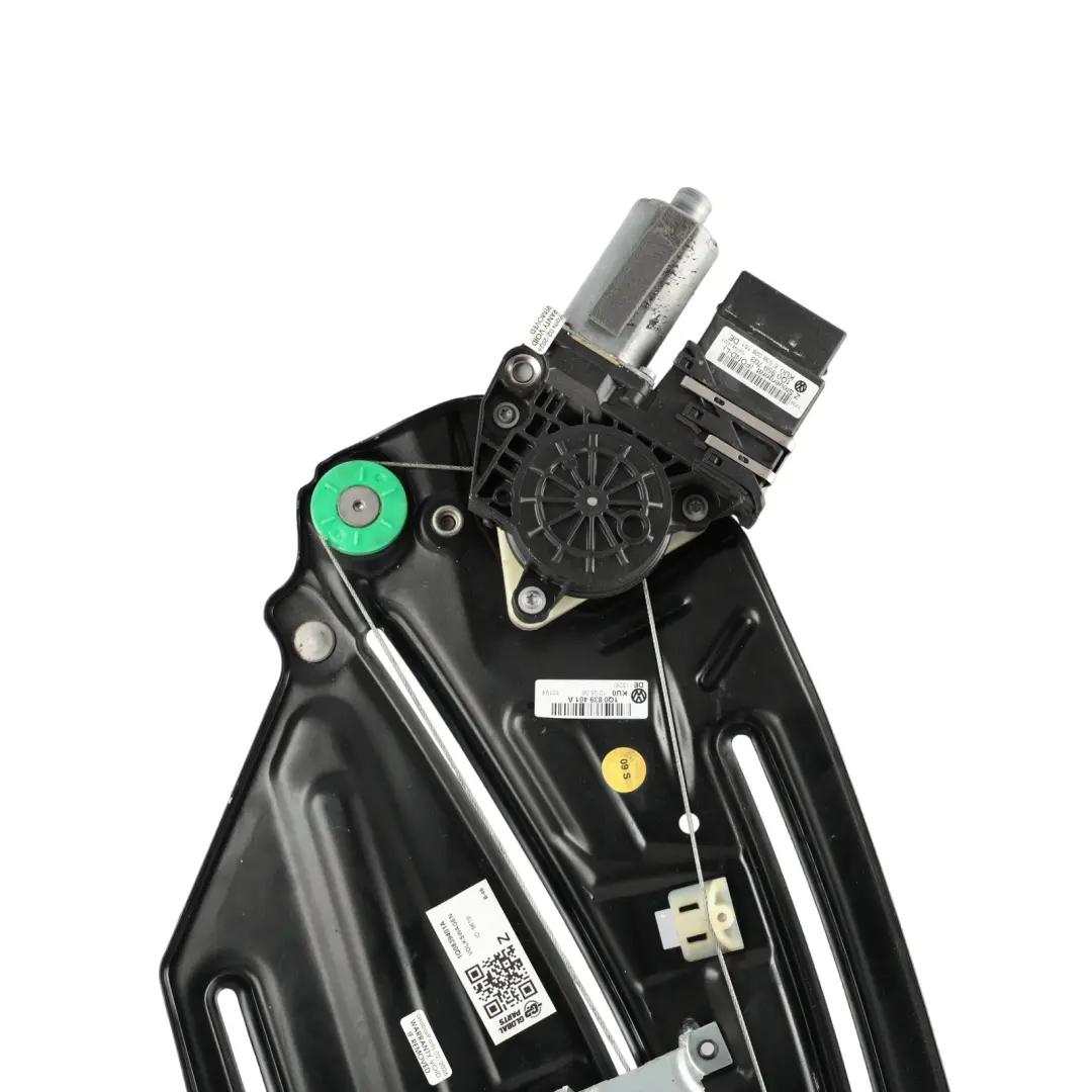 VW Volkswagen Eos 1F Rear Window Glass Regulator Lifter Left N/S - SKU 1Q0839401A - Part number 1Q0839401A