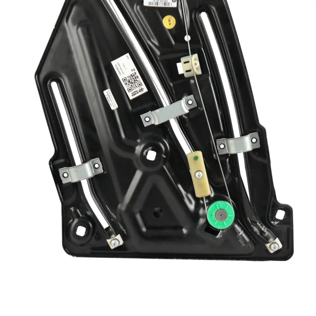 VW Volkswagen Eos 1F Rear Window Glass Regulator Lifter Left N/S - SKU 1Q0839401A - Part number 1Q0839401A