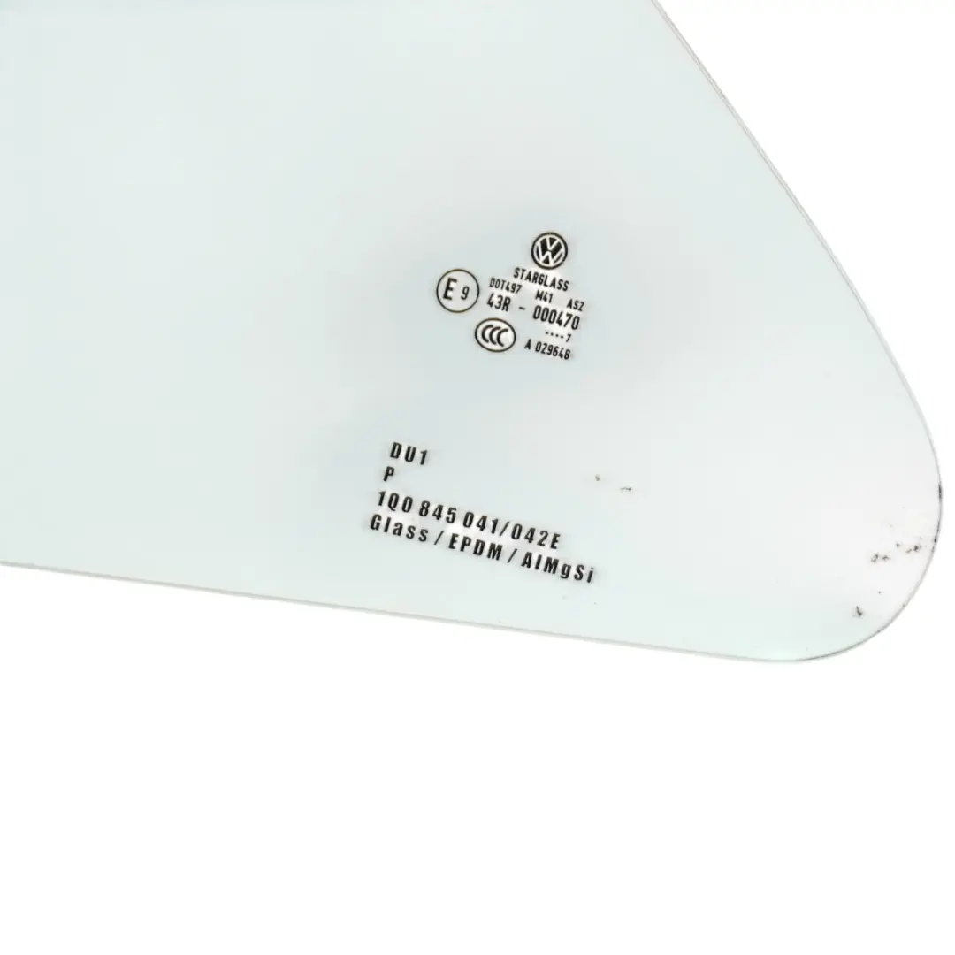 Mk1 Rear Quarter Window Glass Left N/S AS2 to VW Volkswagen Eos with Part number 1Q0845041F VW Volkswagen Eos Mk1 Rear Quarter Window Glass Left N/S AS2 - SKU 1Q0845041F - Part number 1Q0845041F