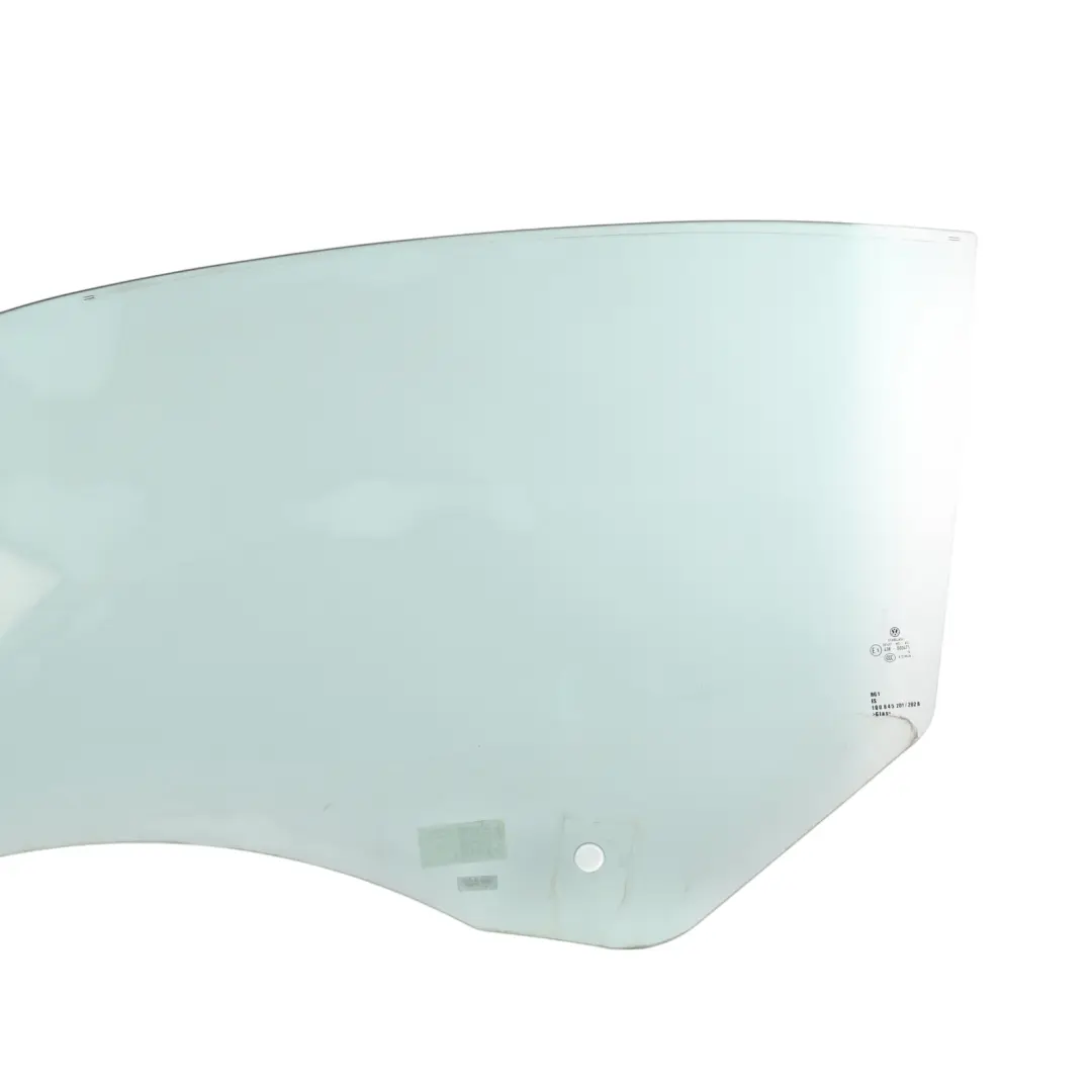 VW Volkswagen Eos 1F Door Window Glass Front Left N/S AS2 Green - SKU 1Q0845201C - Part number 1Q0845201C