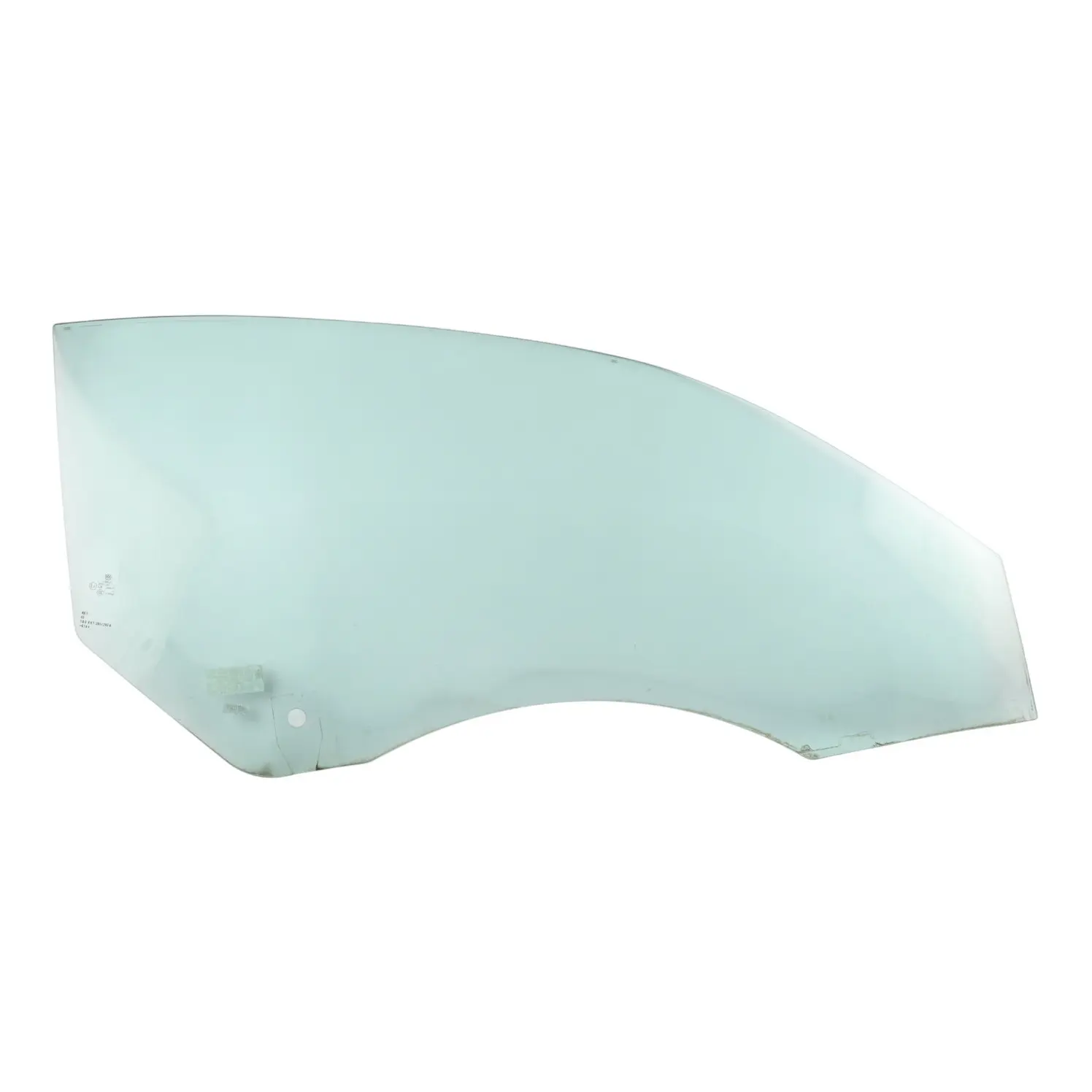 VW Volkswagen Eos 1F Door Window Glass Front Right O/S AS2 Green 1Q0845202C