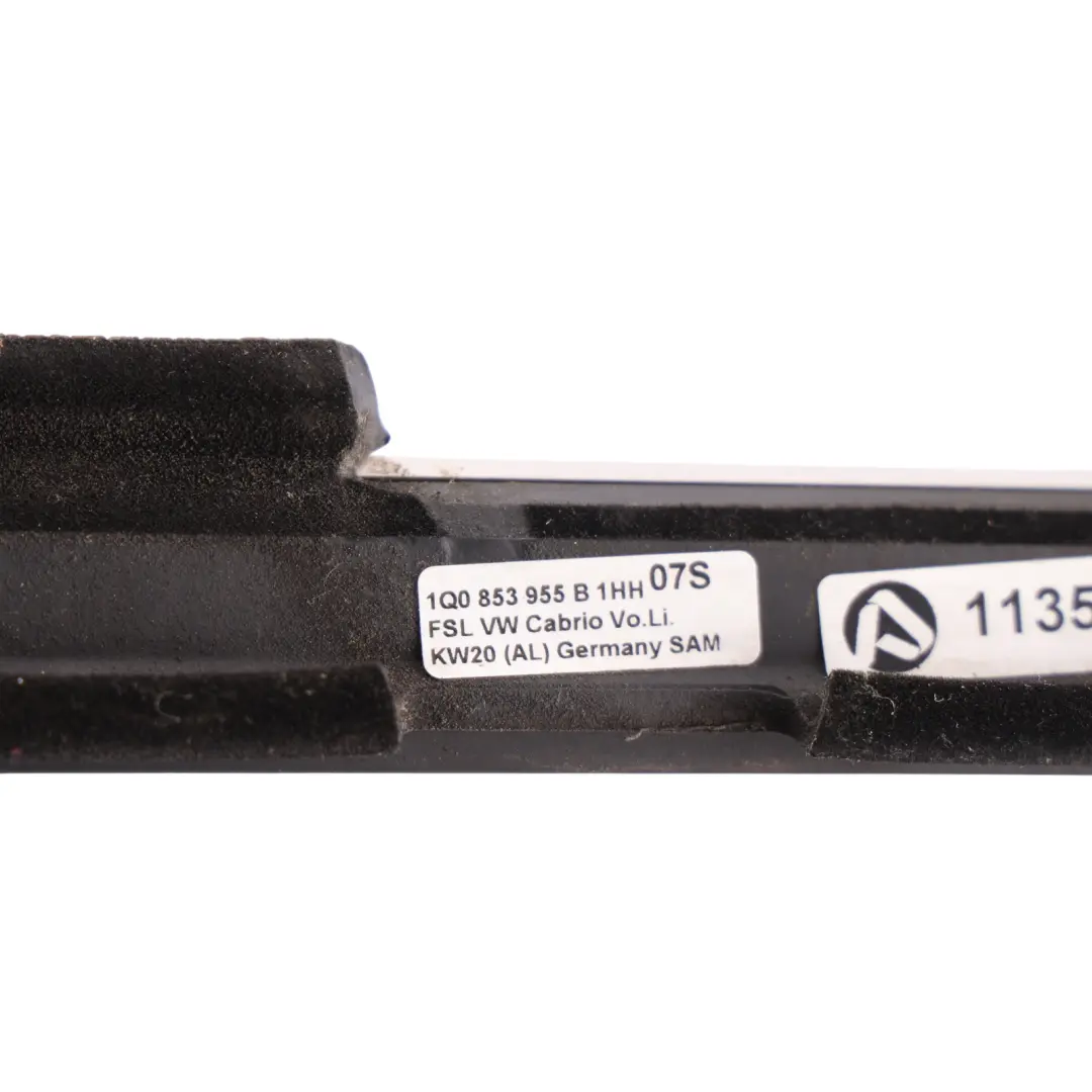 Volkswagen Eos 1F Listwa Uszczelniająca Szyby Zewnętrzna Lewa - SKU 1Q0853955D - Numer Części 1Q0853955D