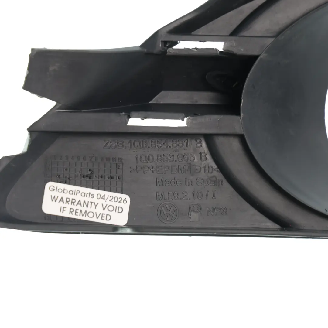 Volkswagen Eos 1F Kratka Zderzaka Halogen Przedni Lewy Przód - SKU 1Q0854661B - Numer Części 1Q0854661B