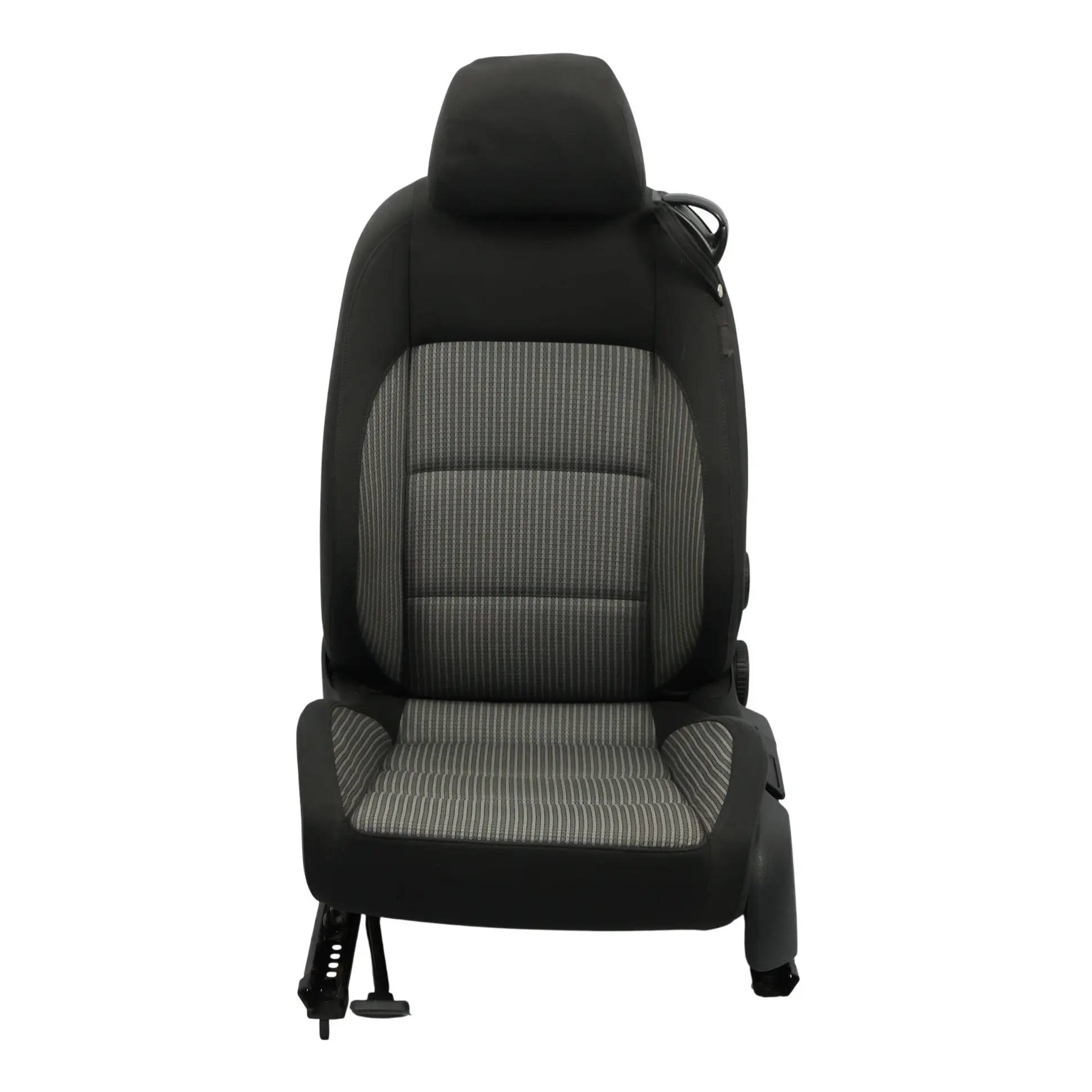 Volkswagen Eos 1F Sedile Anteriore Sinistro Interno Tessuto Nero Titanio